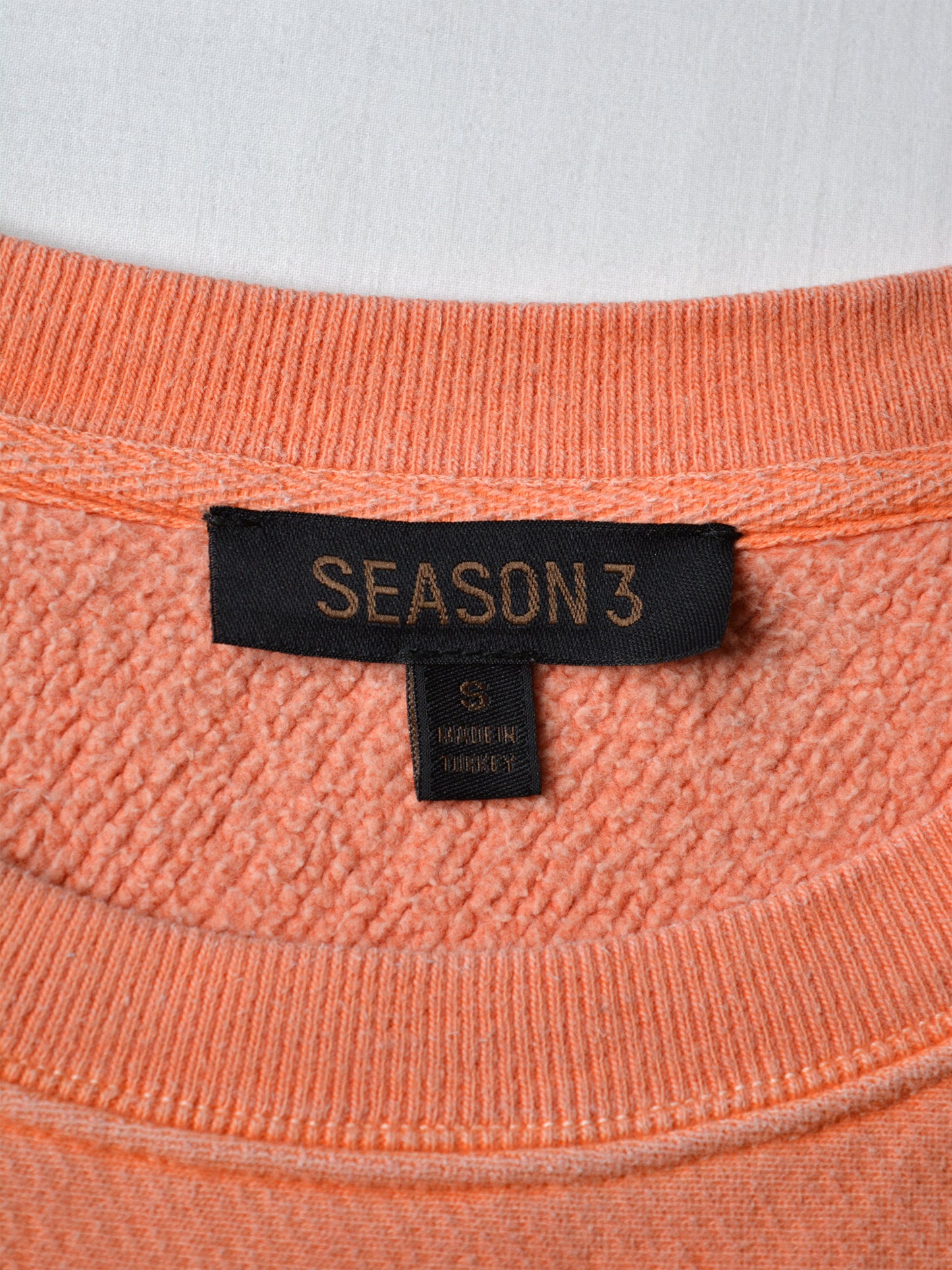 YEEZY Season 3 (2016) - Fleece Crew Sweat (Warning Orange) - size S