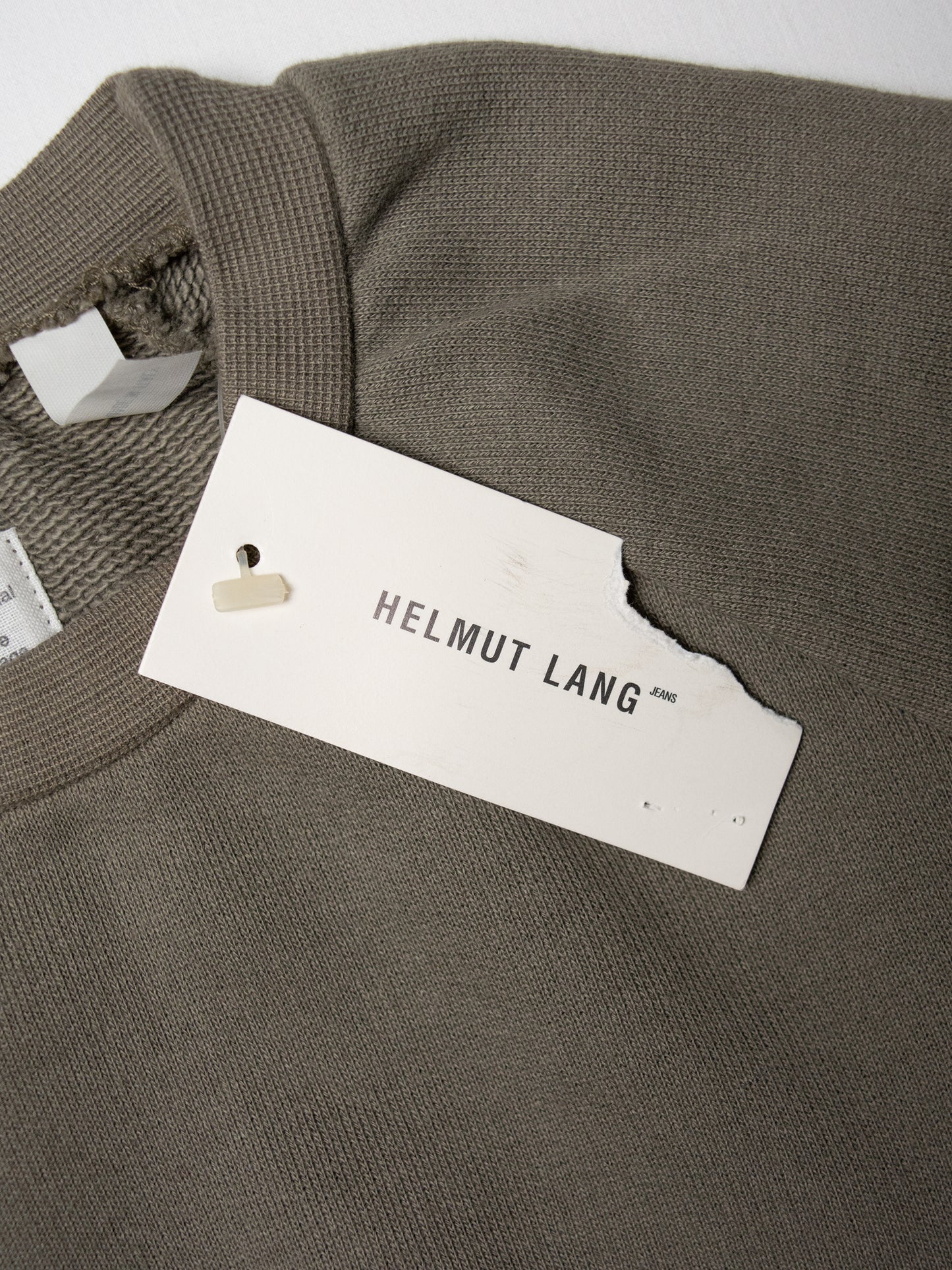 Helmut Lang Jeans - 1999 - french terry crewneck - women's size XS