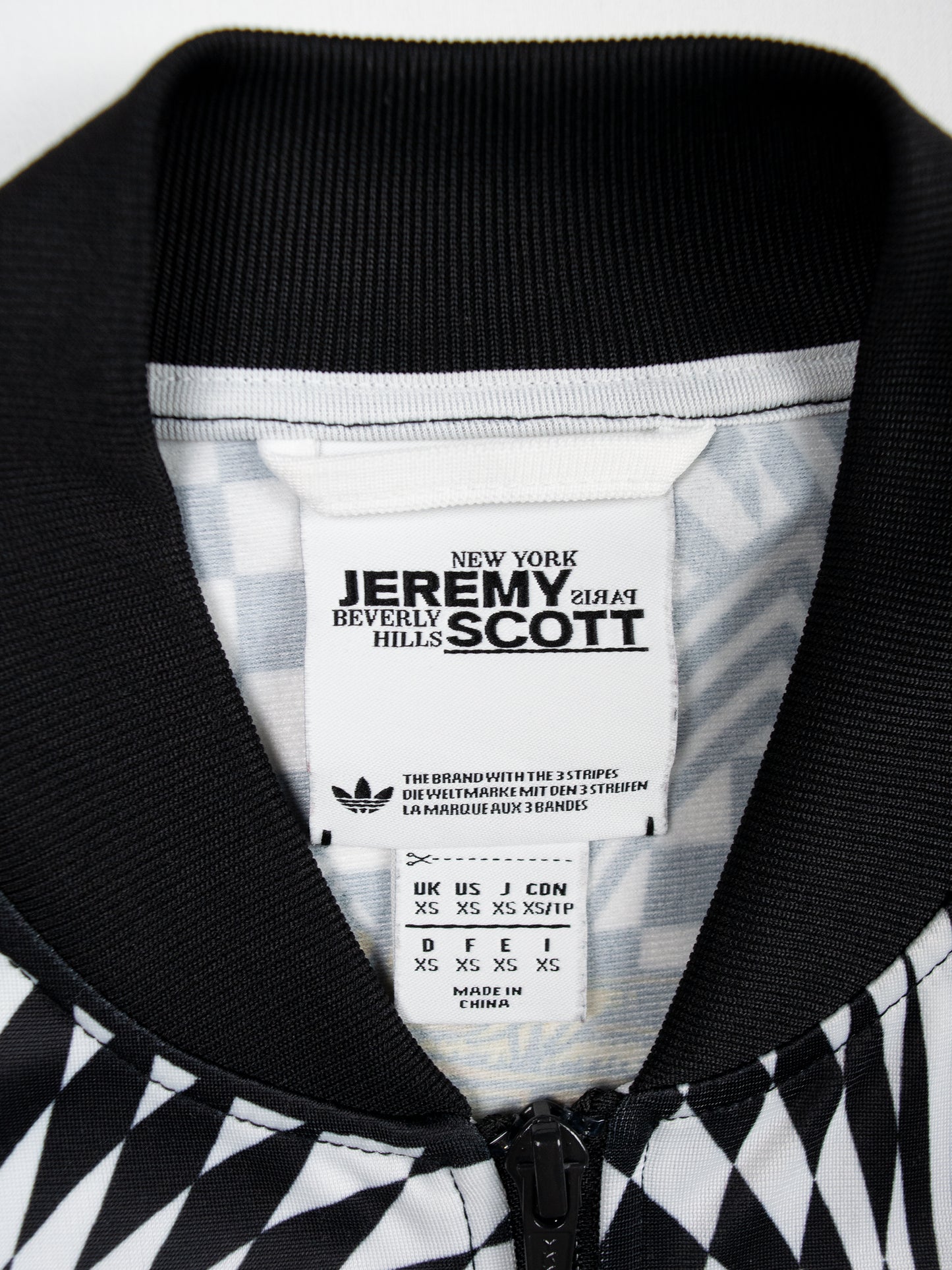 adidas Originals by Jeremy Scott - A/W 2013 - opart track jacket - men's size XS