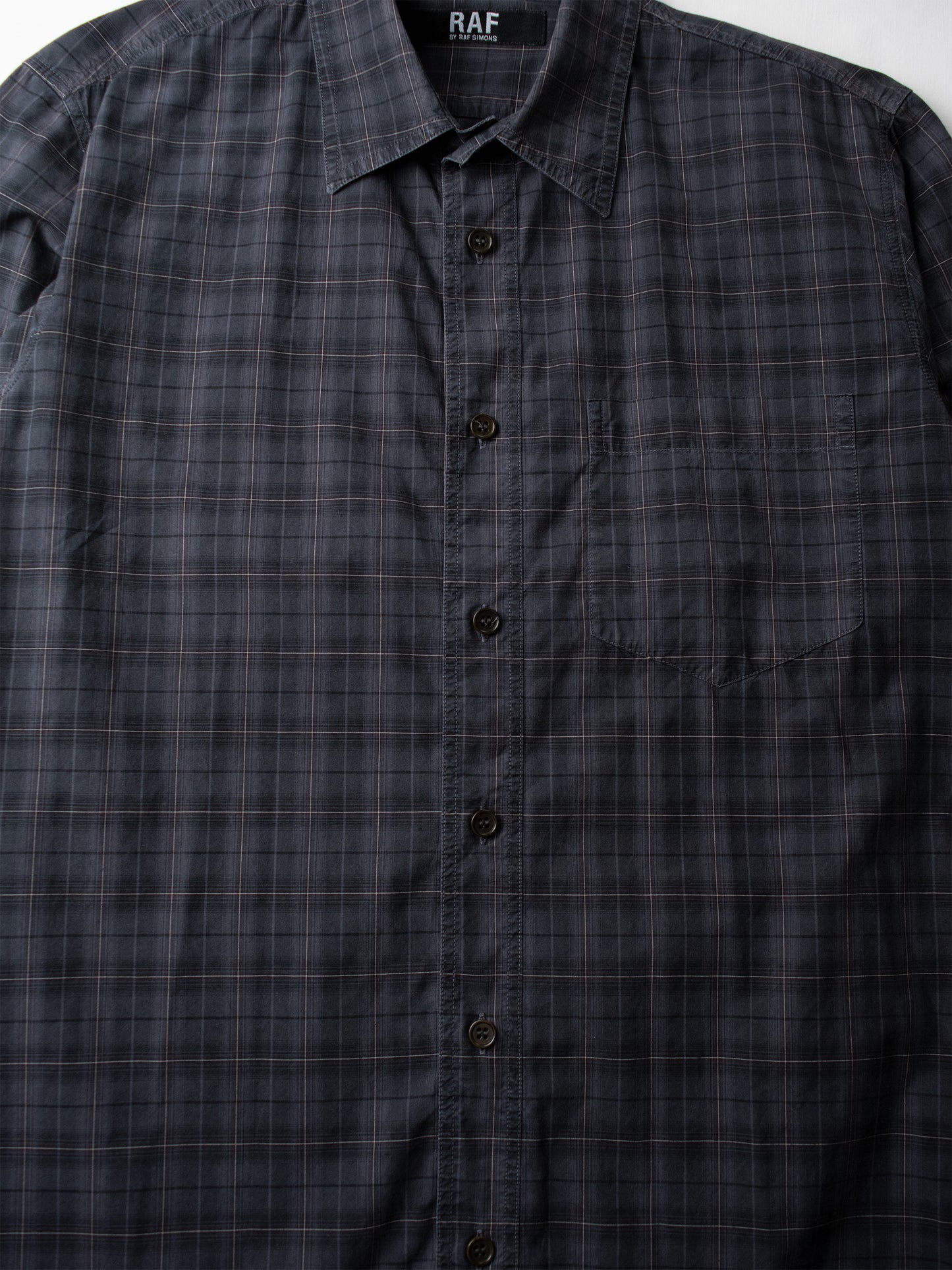 RAF by Raf Simons - A/W 2006 - check shirt - size 48