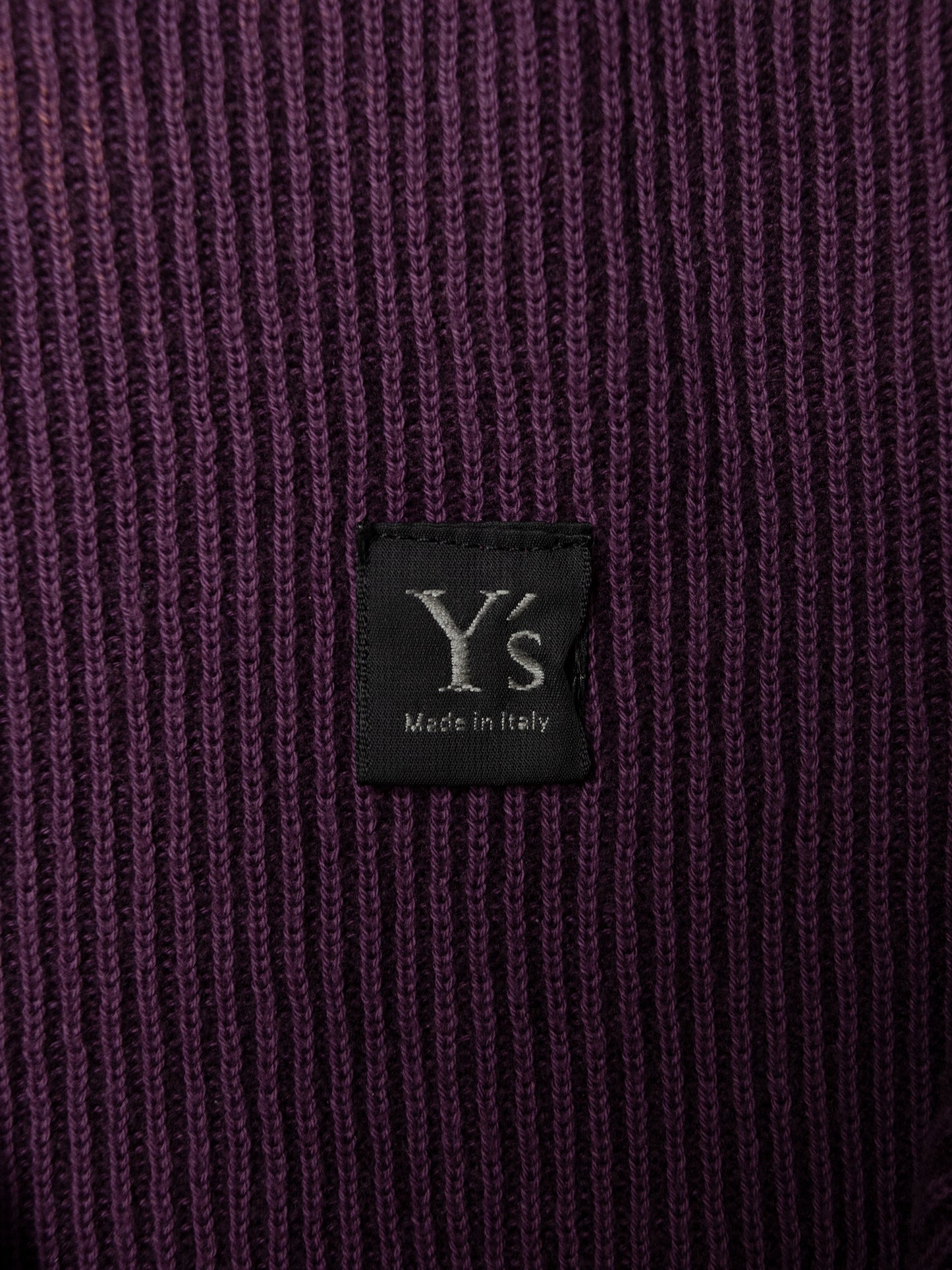 Y's - A/W 2008 - cotton and cupro sleeveless cardigan - size 4