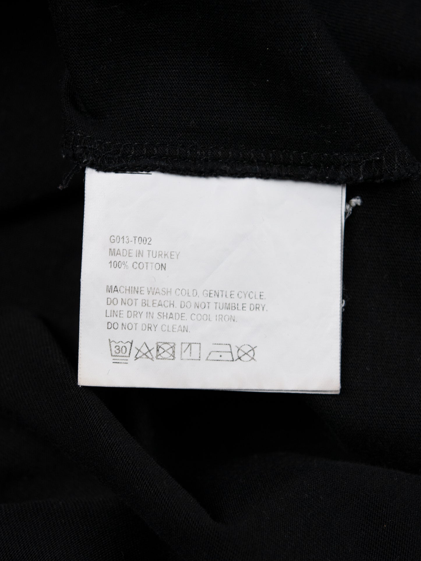Gosha Rubchinskiy - A/W 2018 - flags t-shirt (black) - size S
