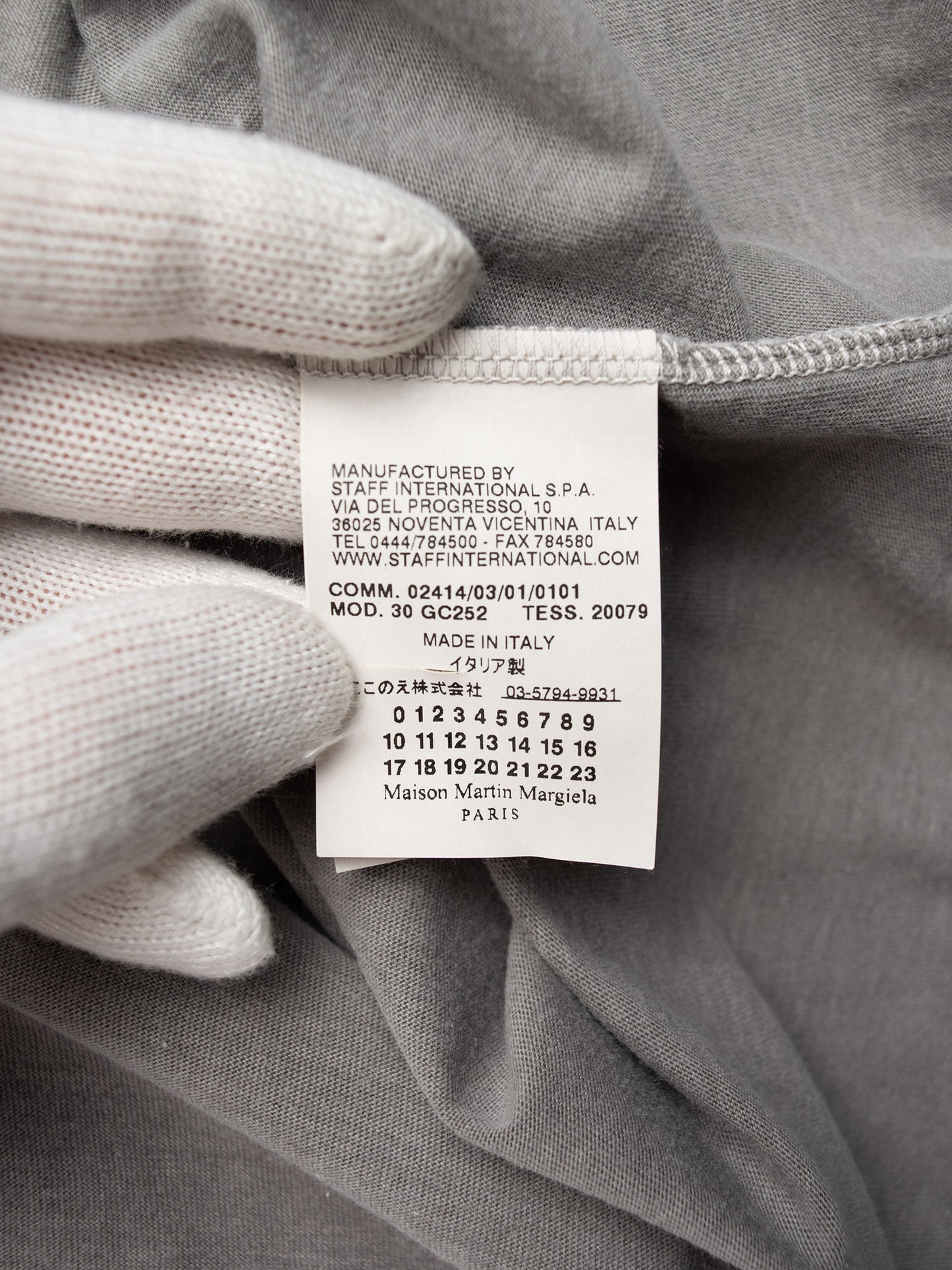 Maison Martin Margiela - S/S 2010 - cigarette pocket t-shirt - men's size 48