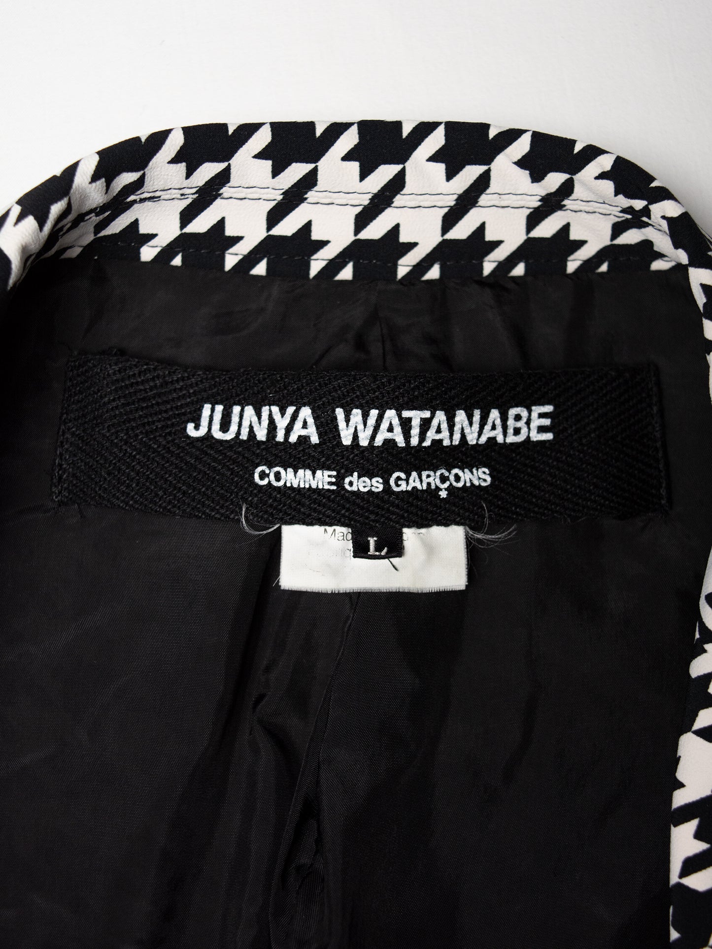 Junya Watanabe - S/S 2010 - houndstooth jacket - size L