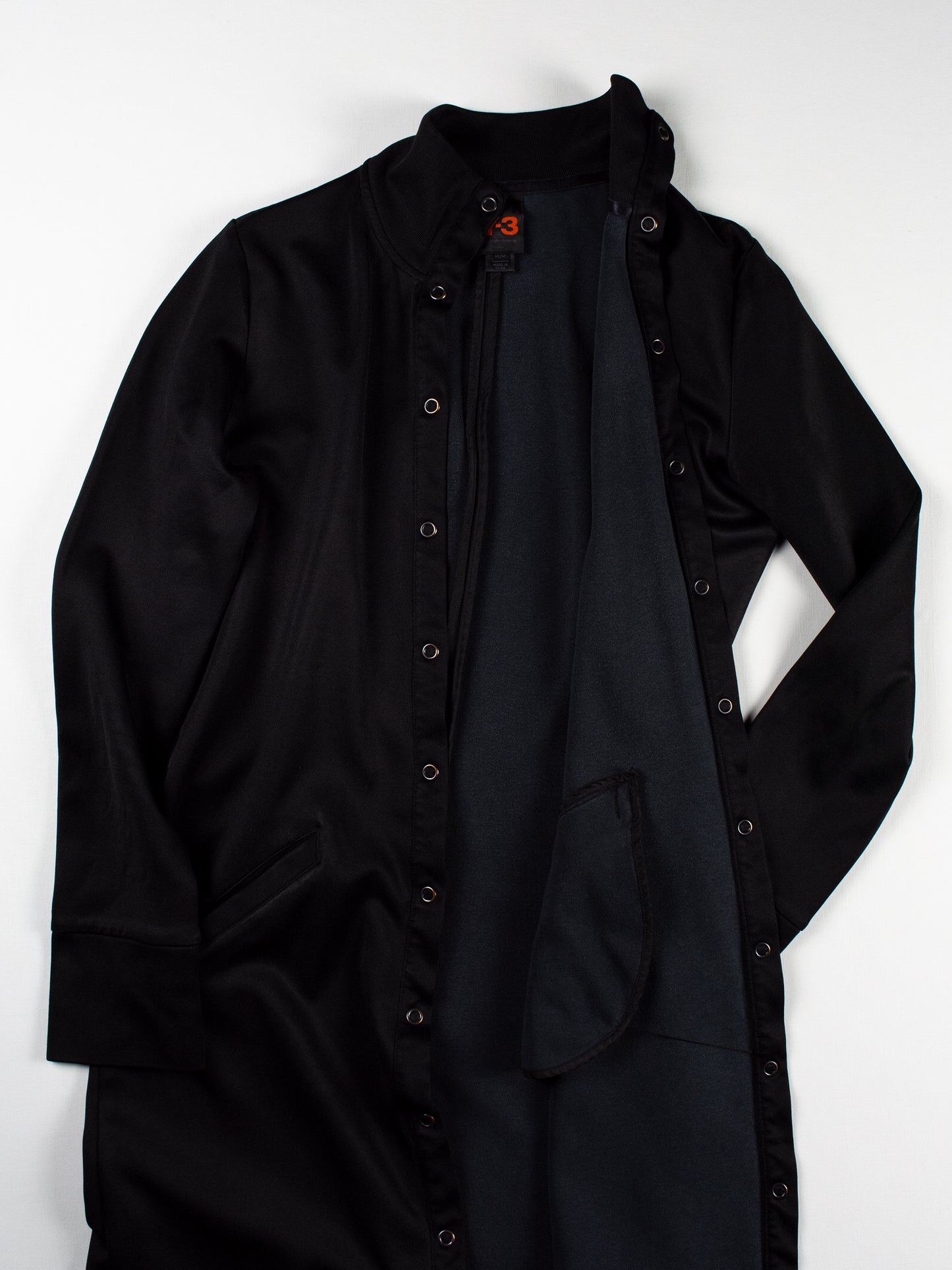 Y-3 - A/W 2006 - long button-up track jacket - size M
