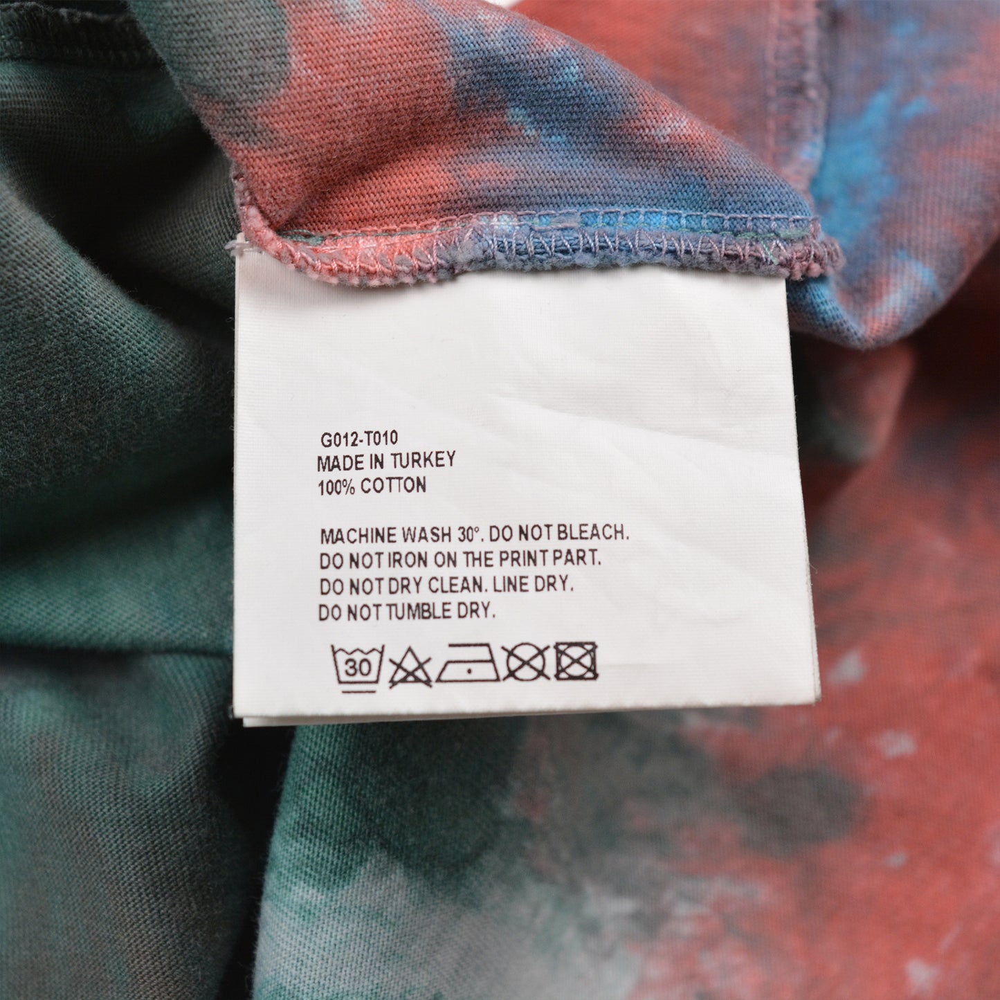 Gosha Rubchinskiy - S/S 2018 - World Cup alien tie-dye long sleeve - size S