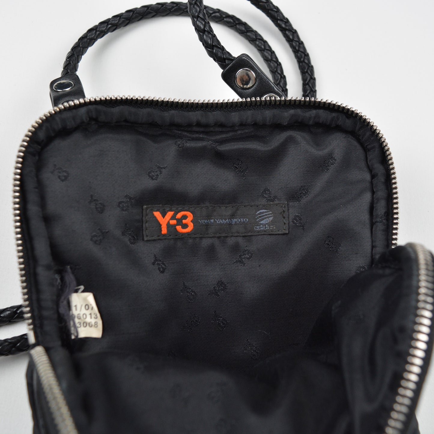 Y-3 - S/S 2008 - sling bag with woven leather strap (black)