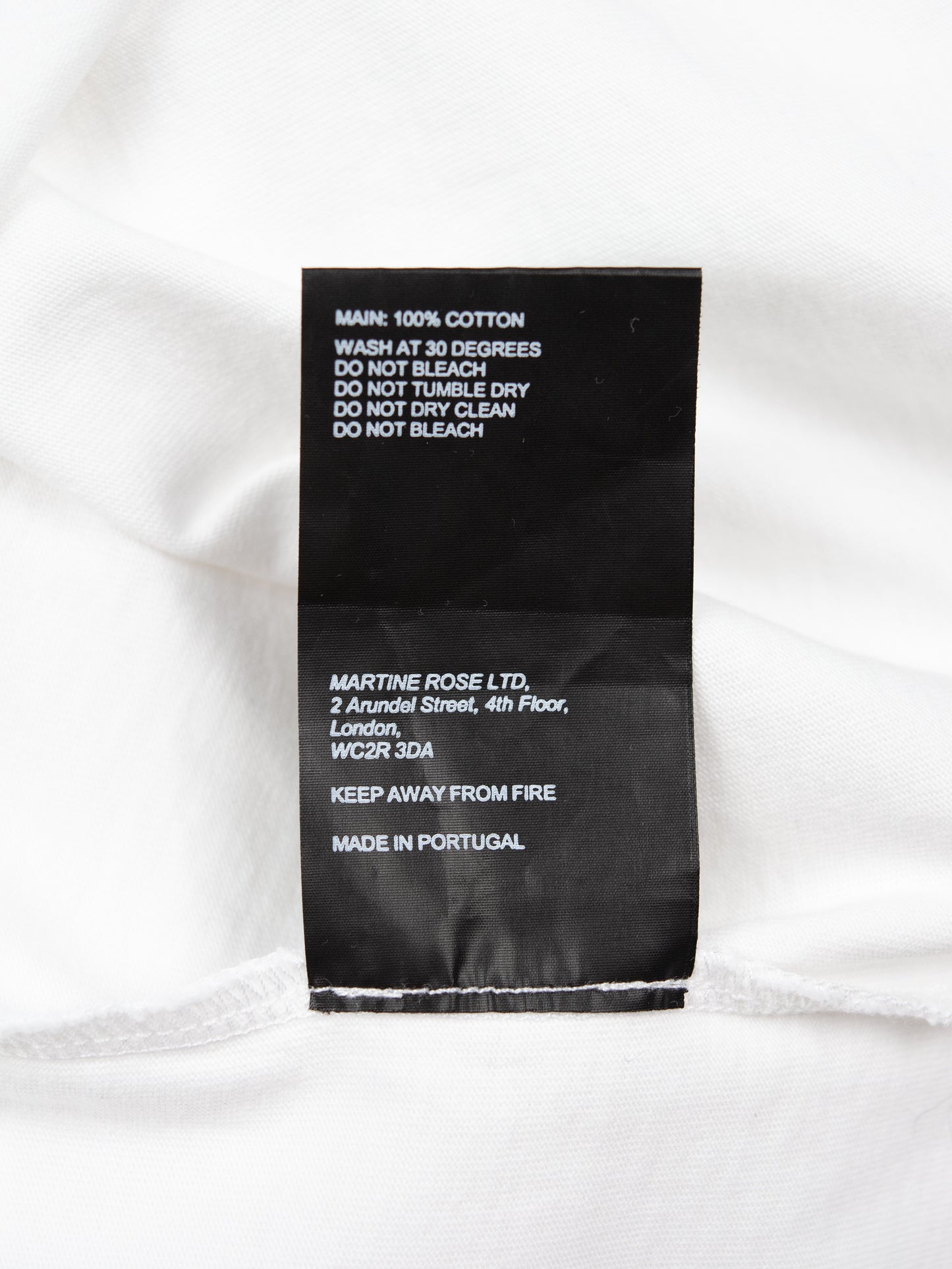 Martine Rose - reflective print t-shirt - size XS