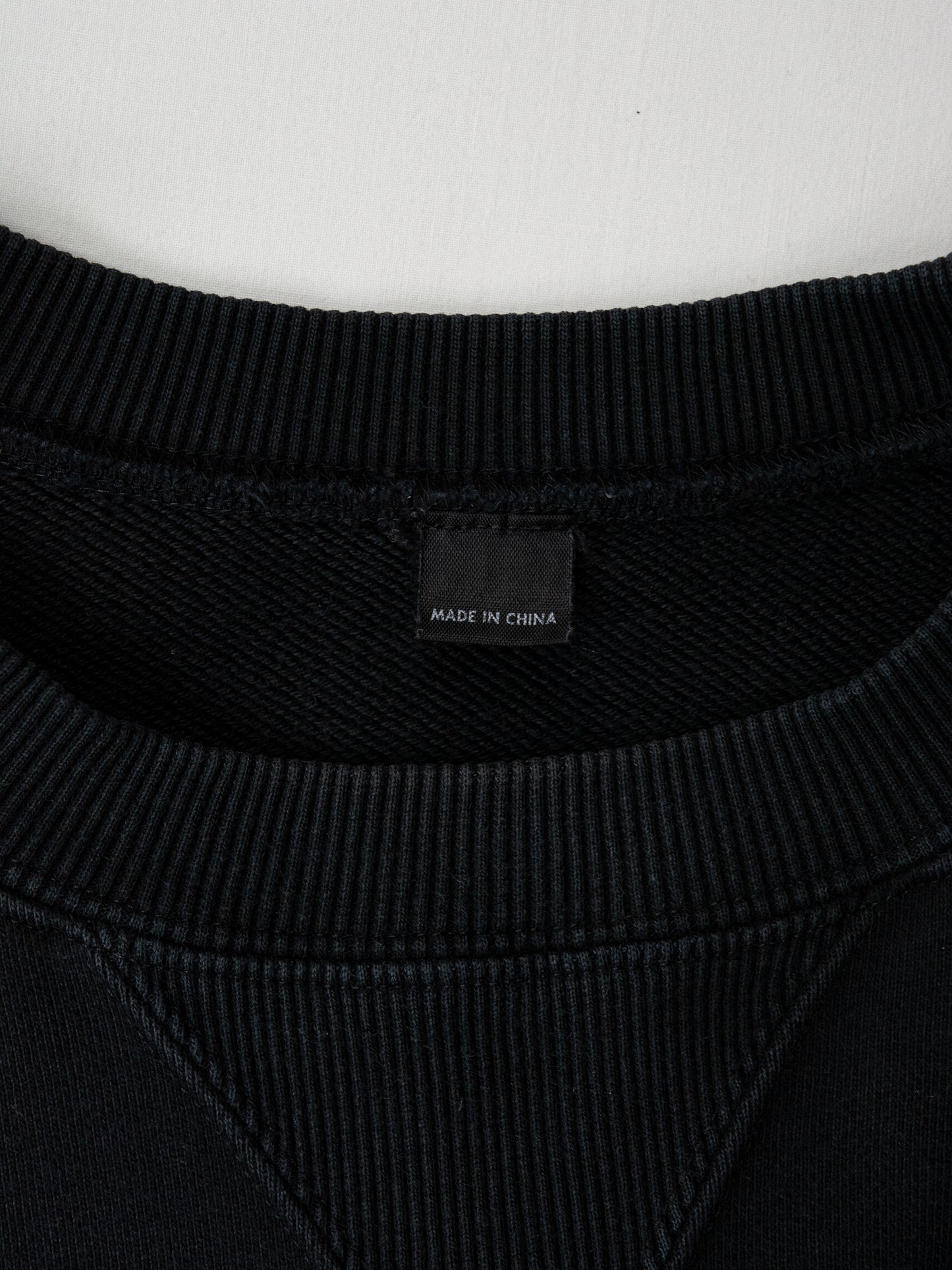 Y-3 - A/W 2005 - back logo crewneck sweatshirt (black) - size XL