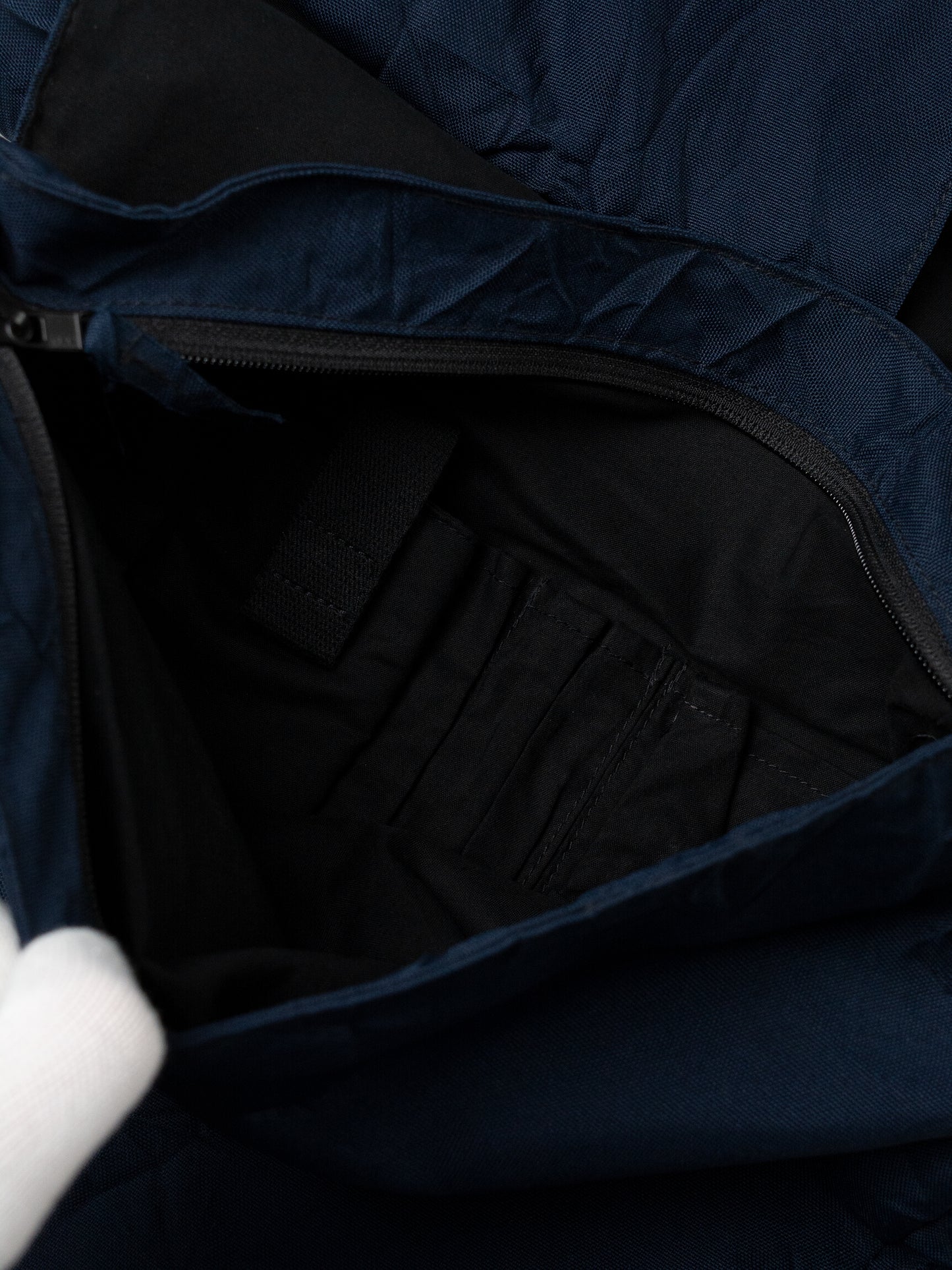 Eastpak X Raf Simons - A/W 2008 - (sample) wrinkled flapbag (blue)