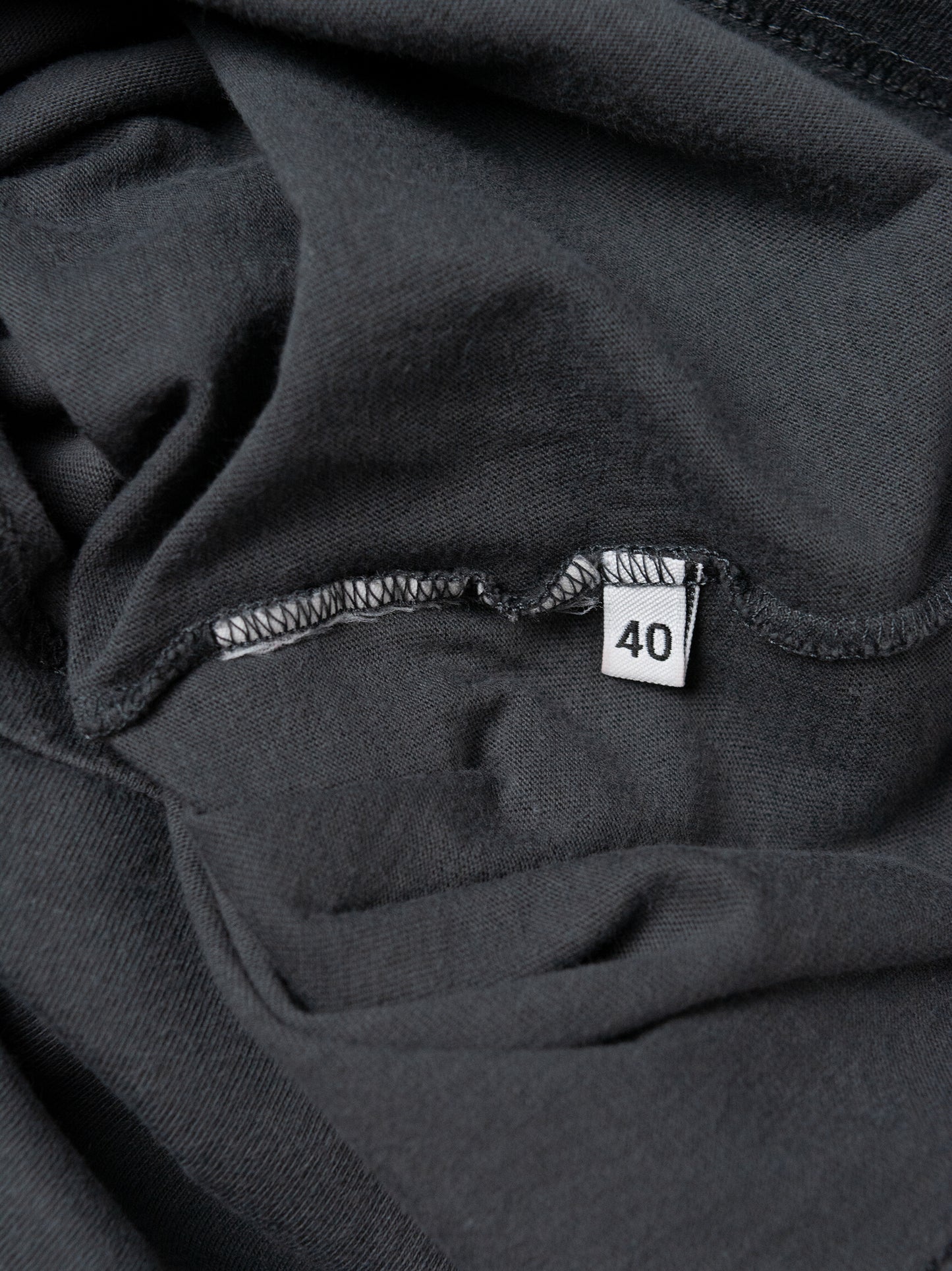 Helmut Lang - S/S 2002 - backstage t-shirt (dark grey) - women's size 40