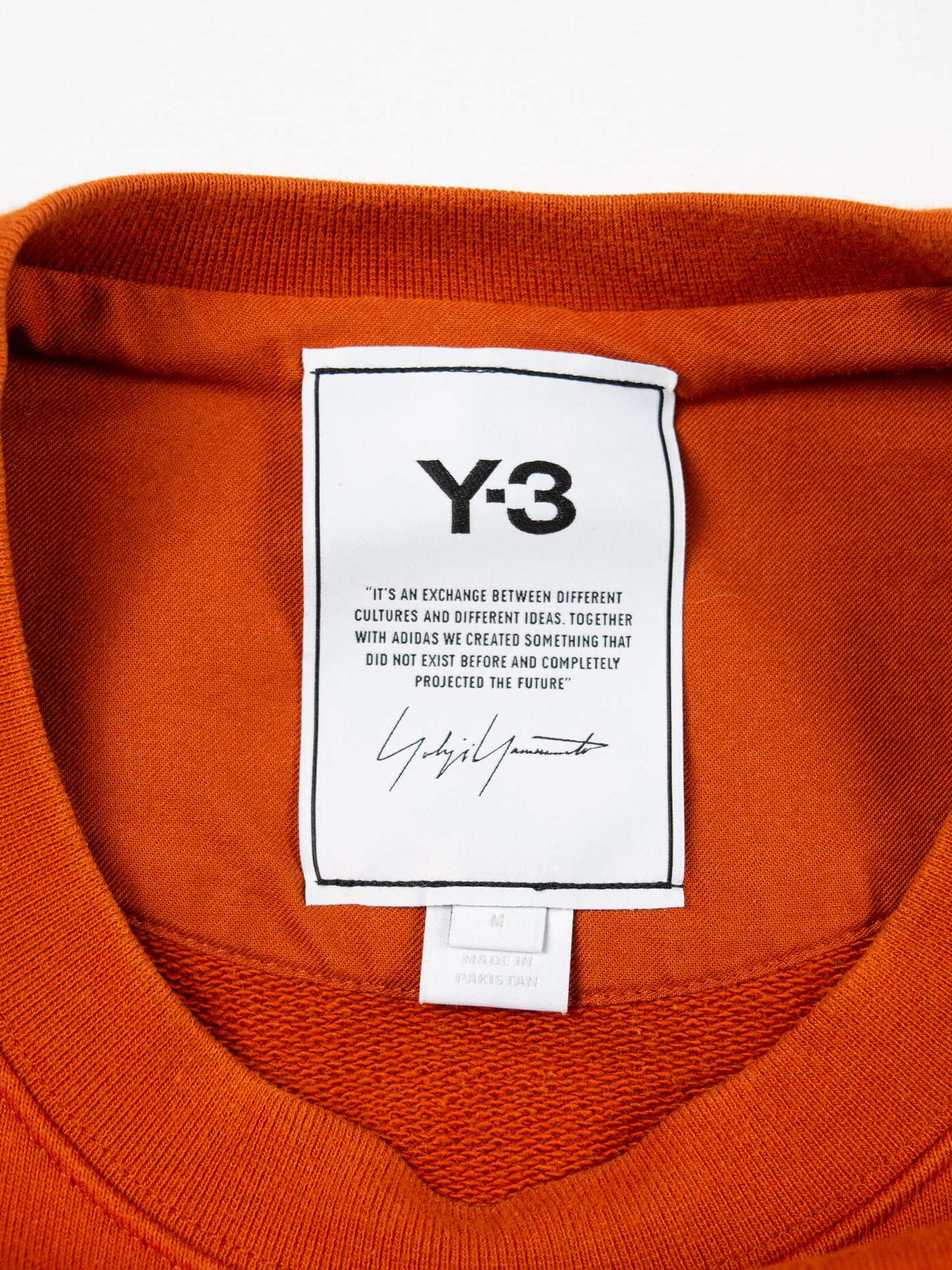 Y-3 - S/S 2022 - Classic Chest Logo Crew Sweat (Fox Red) - size M