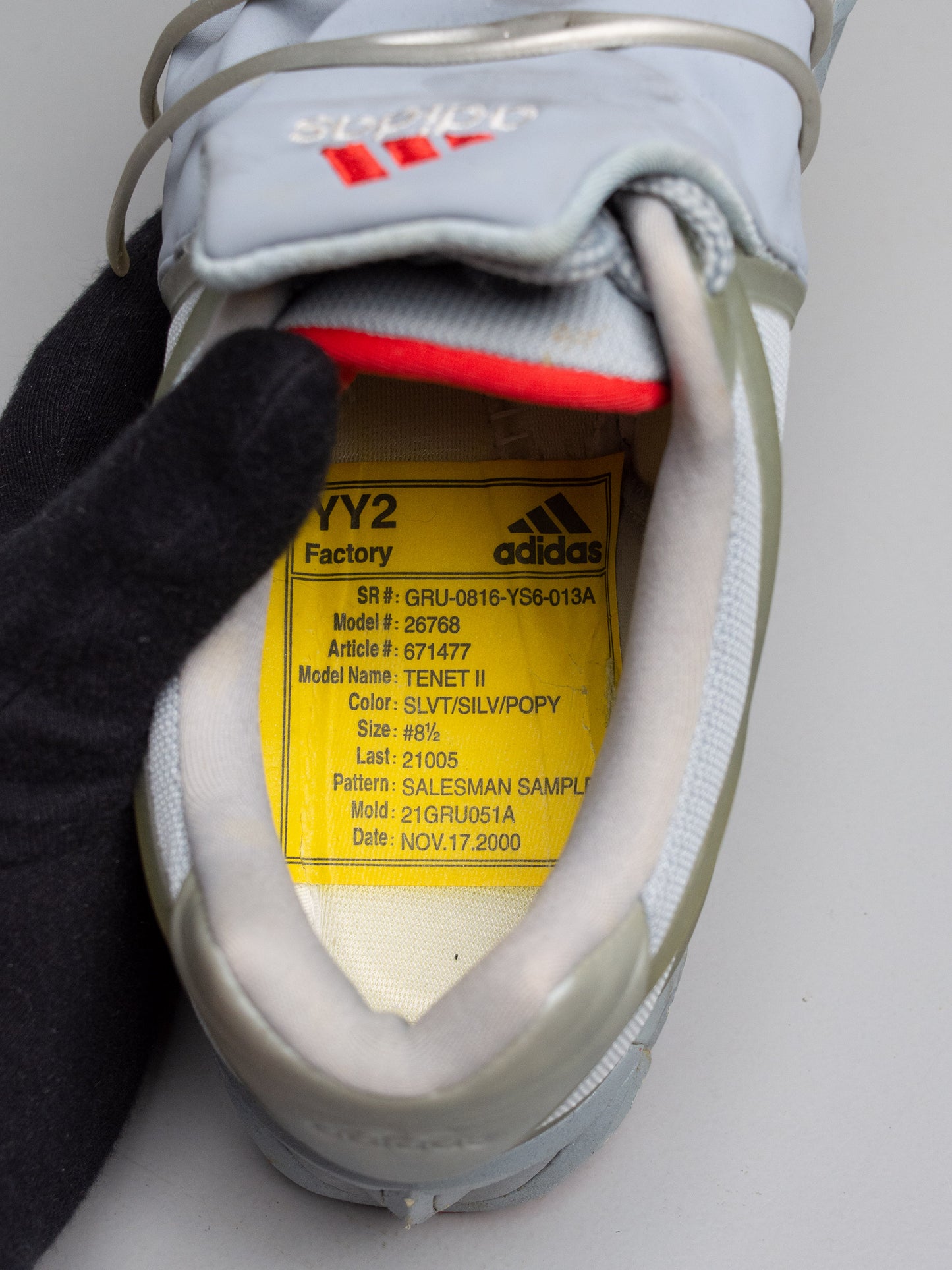 (sample) adidas X Yohji Yamamoto A/W 2001 YY Tenet