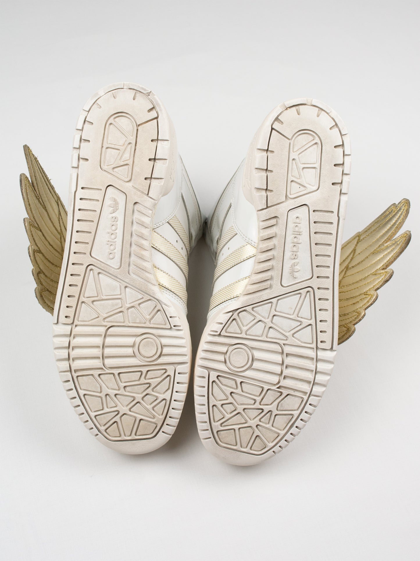 adidas Originals by Jeremy Scott - S/S 2010 - JS Wings (White/Gold) - size 42