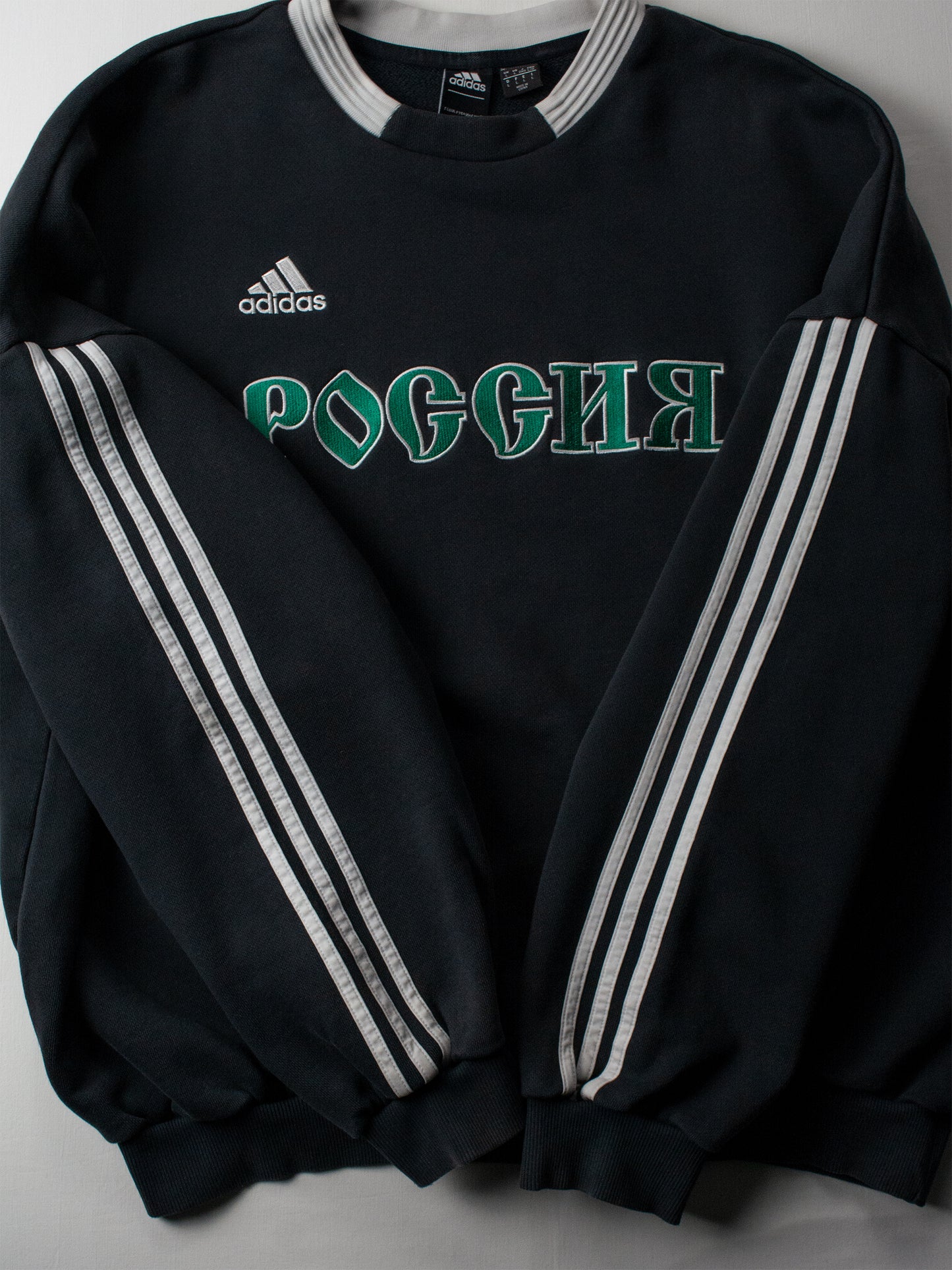 Adidas X Gosha Rubchinskiy - A/W 2018 - "Russia" crewneck (black) - size L