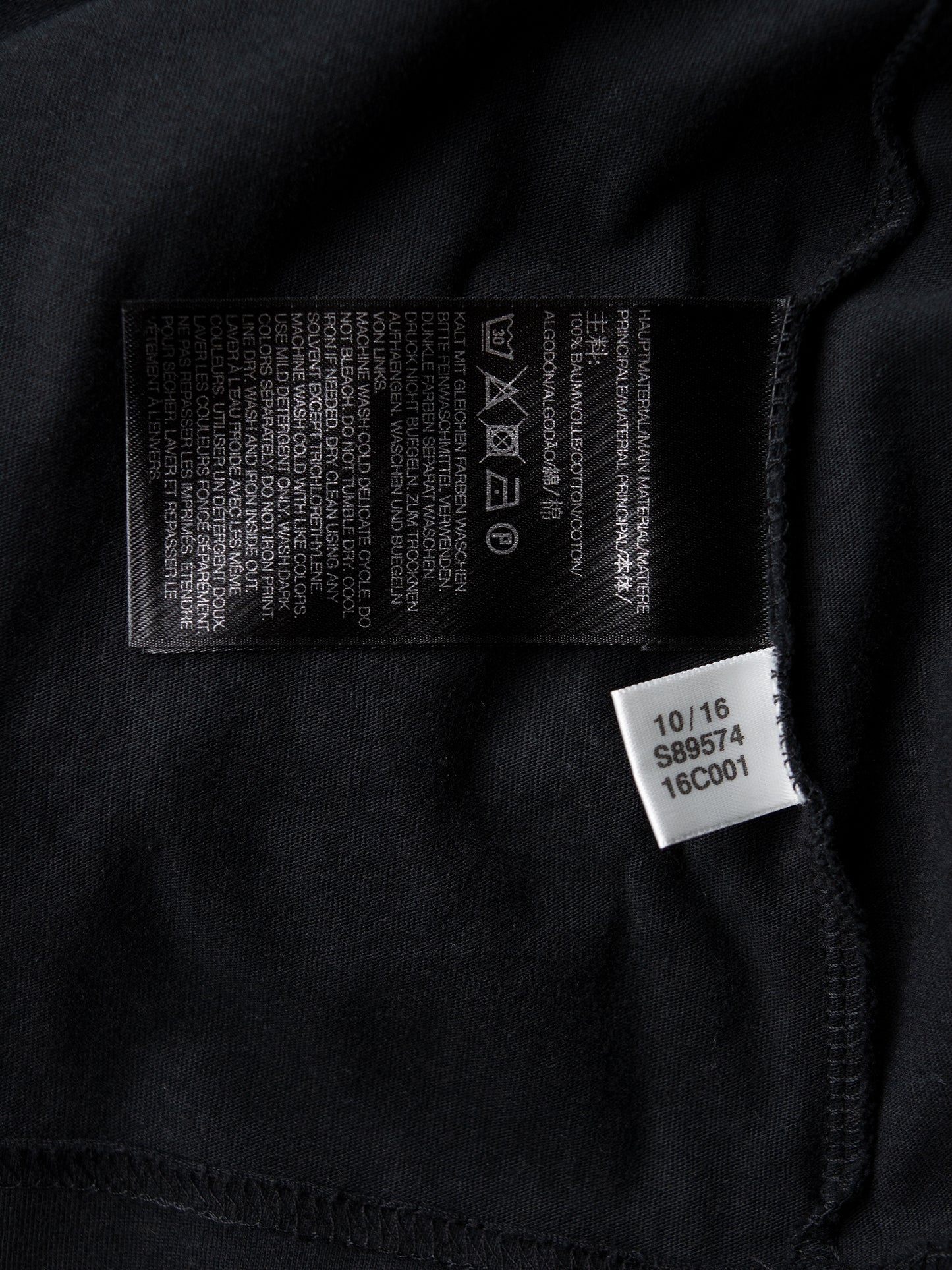 Y-3 - S/S 2017 - Classic Short Sleeve Tee (black) - size L