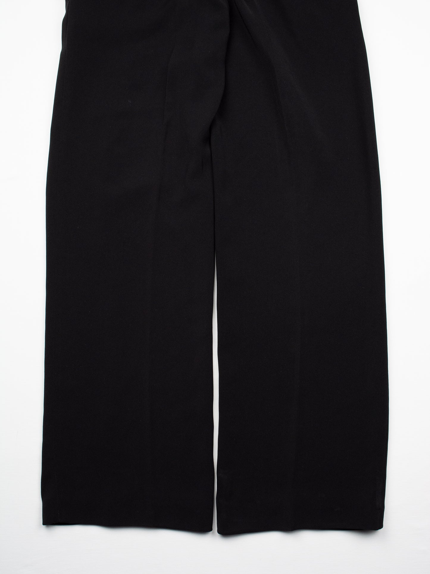 Ann Demeulemeester - (vintage) - wide leg polyester pants - women's size 36