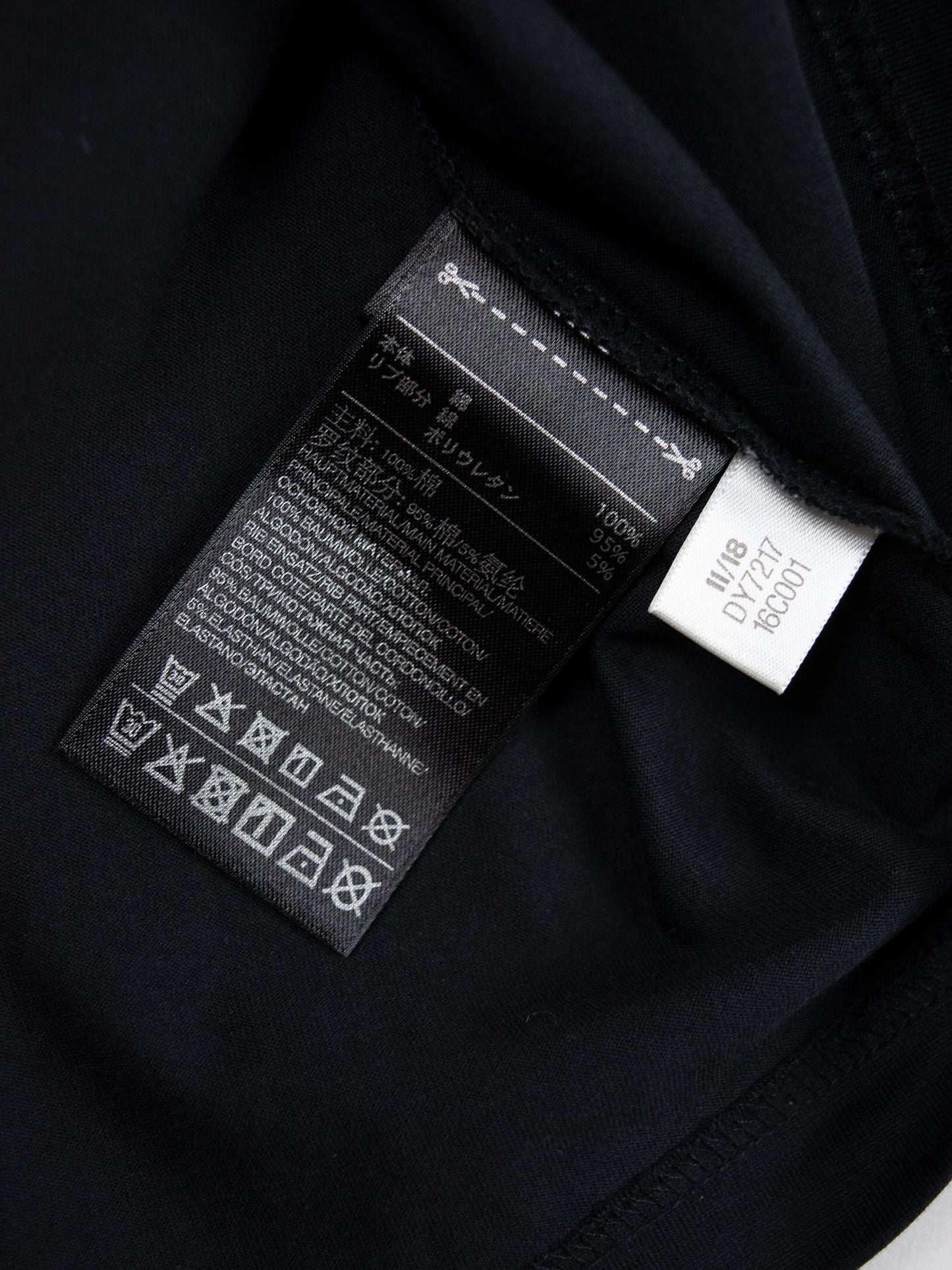 Y-3 - S/S 2019 - Signature Graphic Tee (black) - men's size XS