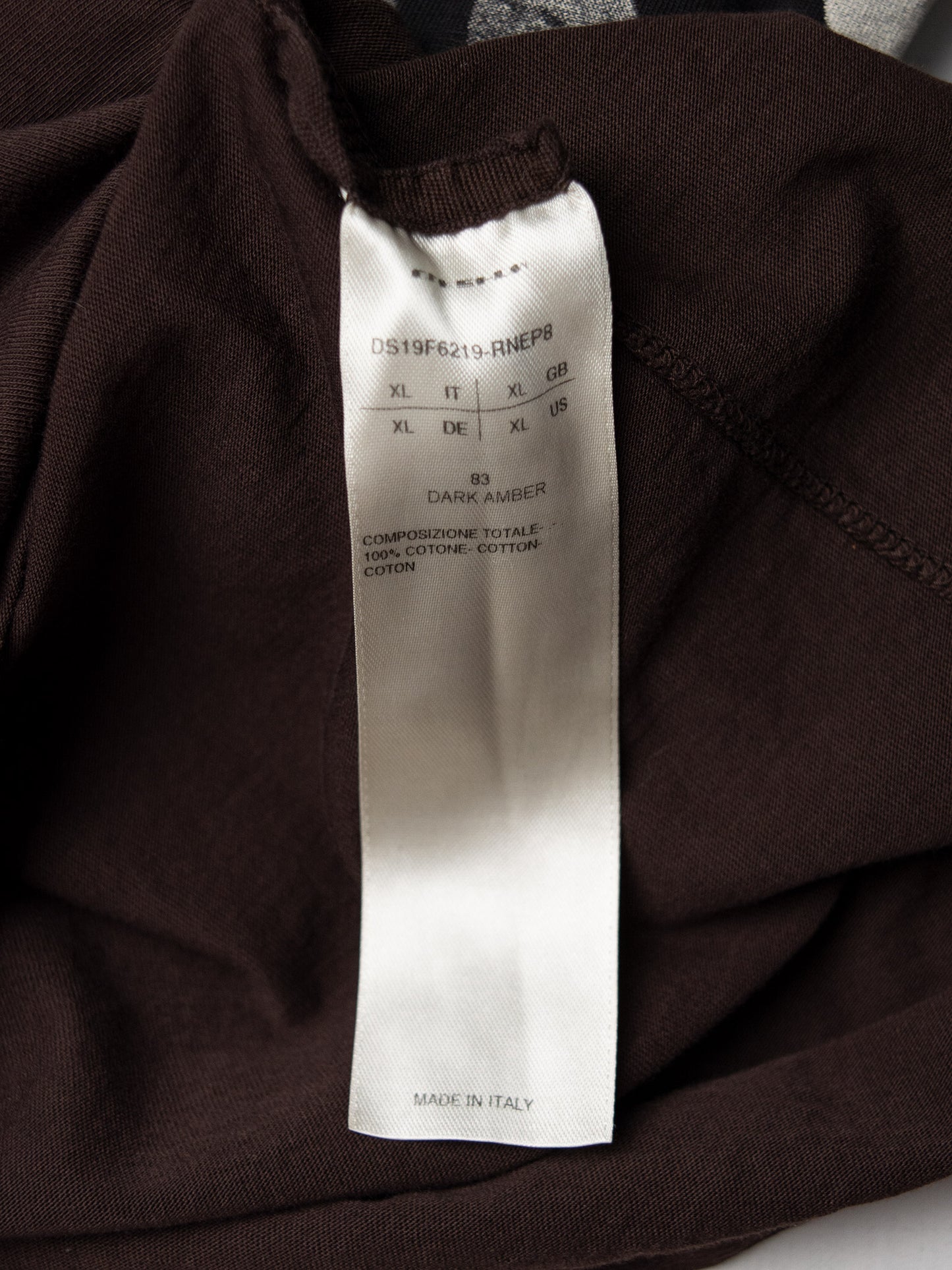 Rick Owens DRKSHDW - A/W 2019 - portrait long-sleeve t-shirt - size XL