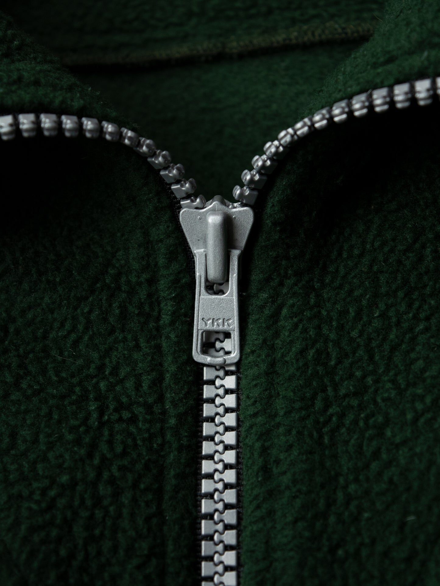 Gosha Rubchinskiy - S/S 2018 - half-zip fleece (green) - size XS