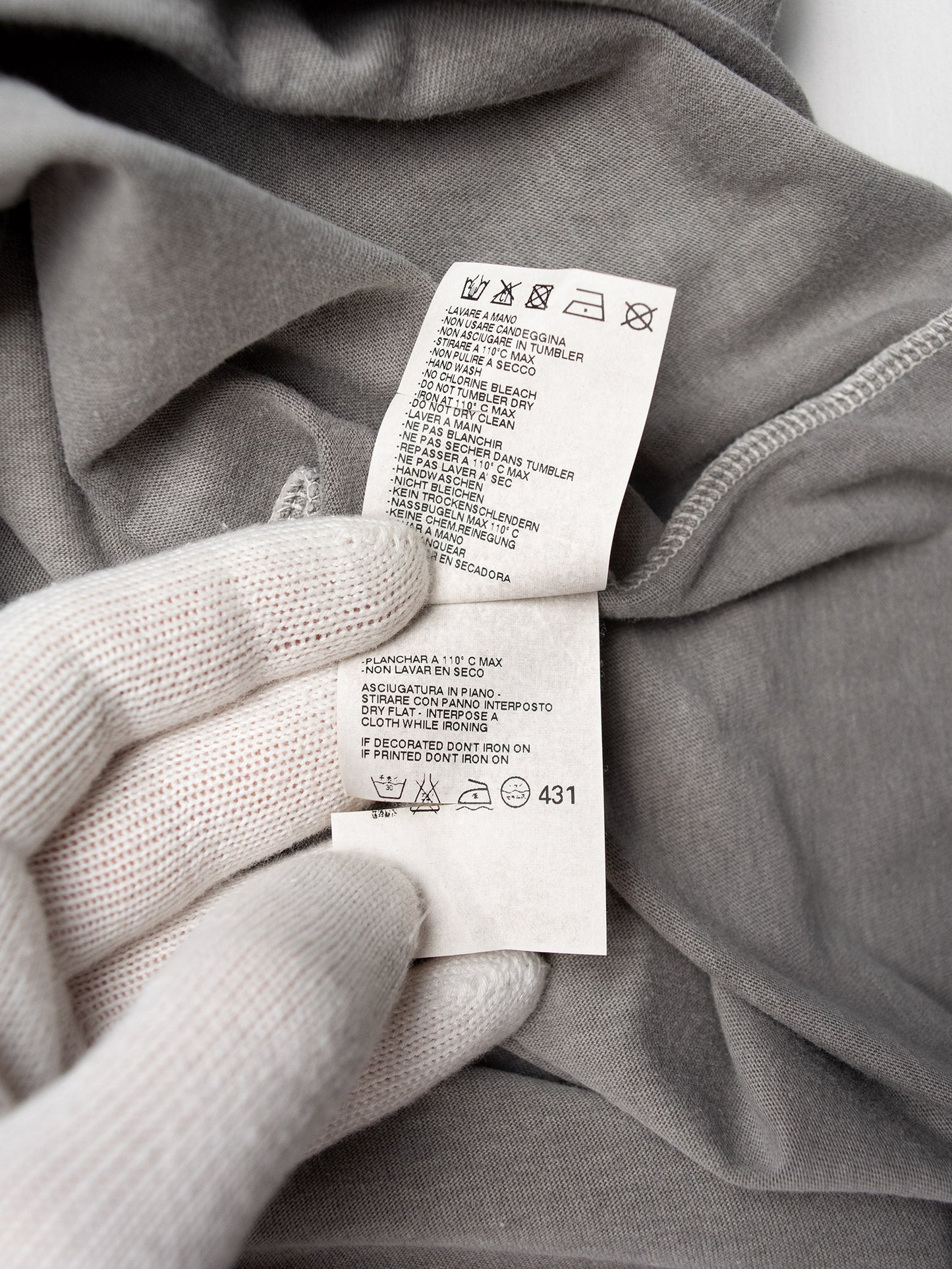 Maison Martin Margiela - S/S 2010 - cigarette pocket t-shirt - men's size 48