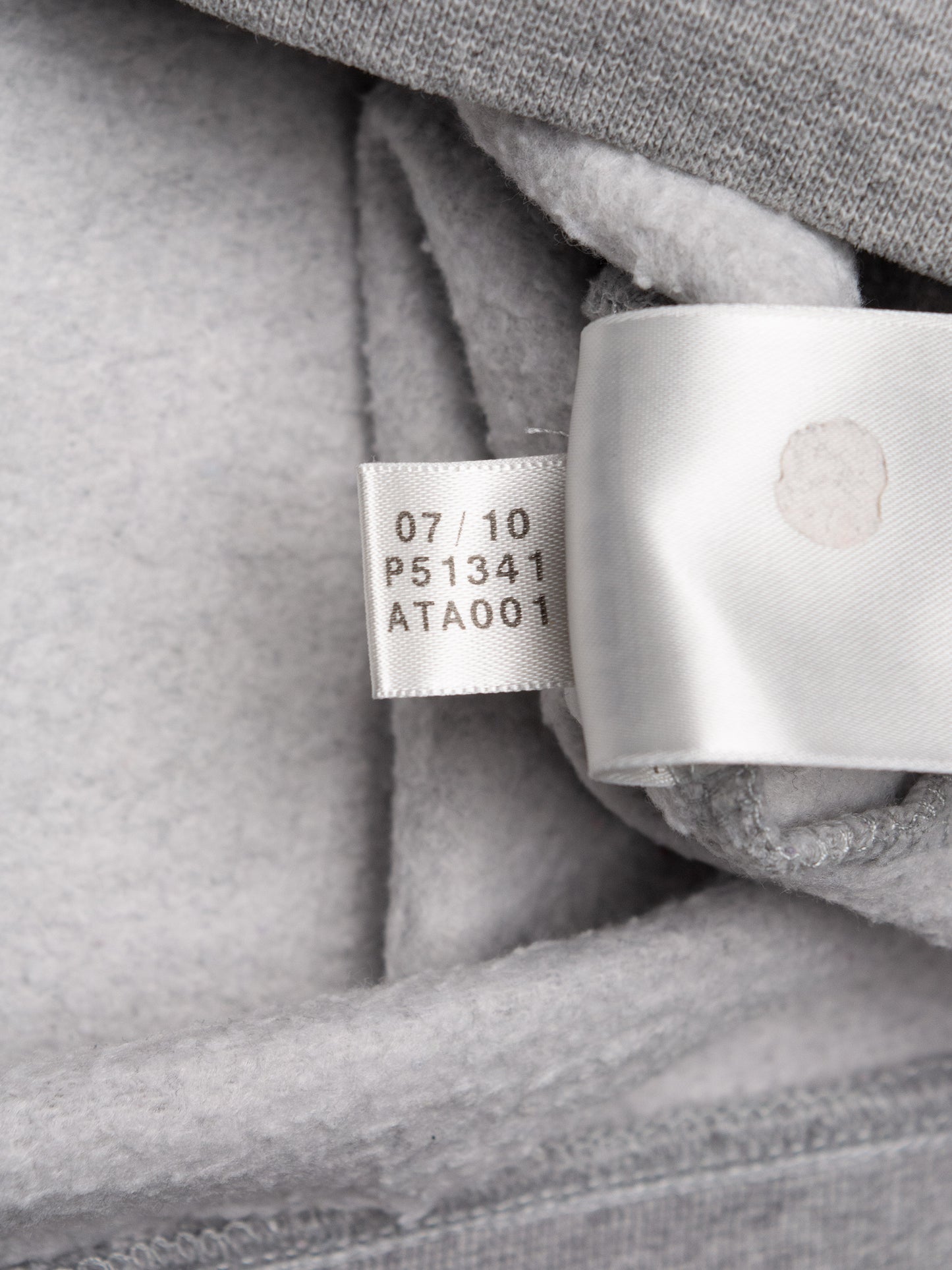 adidas Originals by Jeremy Scott - A/W 2010 - JS Melted Logo Sweatshirt (grey) - size S