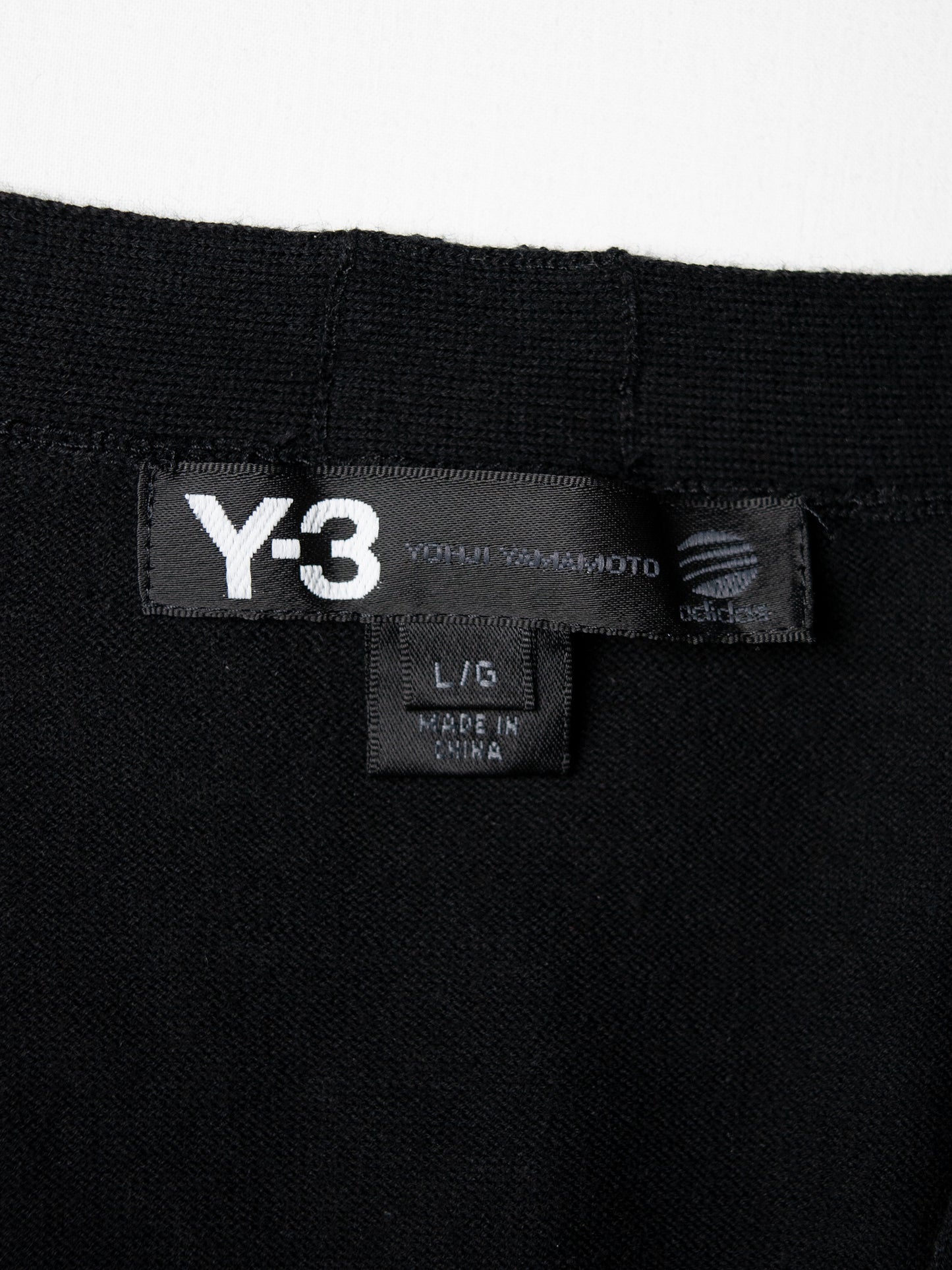 Y-3 - S/S 2010 - cutout shoulder cotton cardigan (black) - women's size L