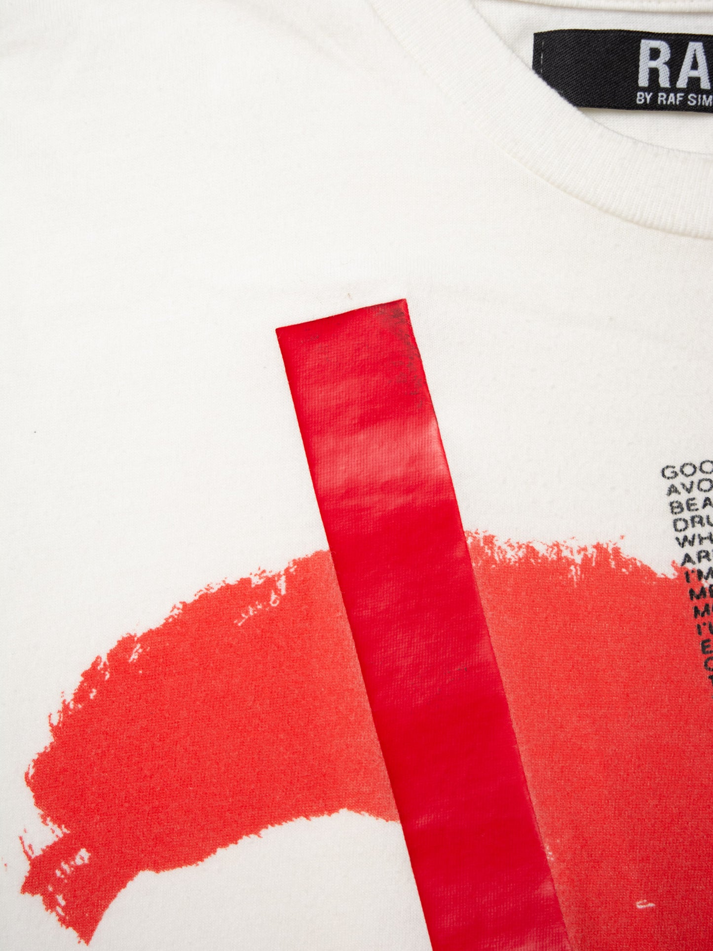RAF by Raf Simons - S/S 2008 - graphic long-sleeve t-shirt - size M