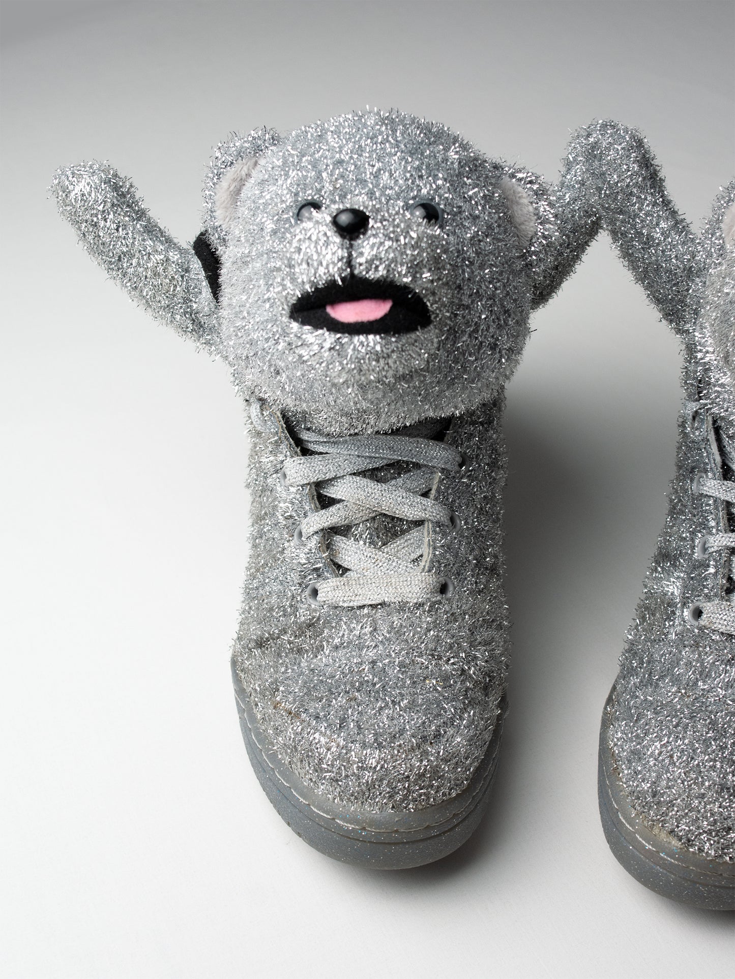 adidas Originals by Jeremy Scott - A/W 2013 - JS Bear "Tinsel" - size 39 1/3