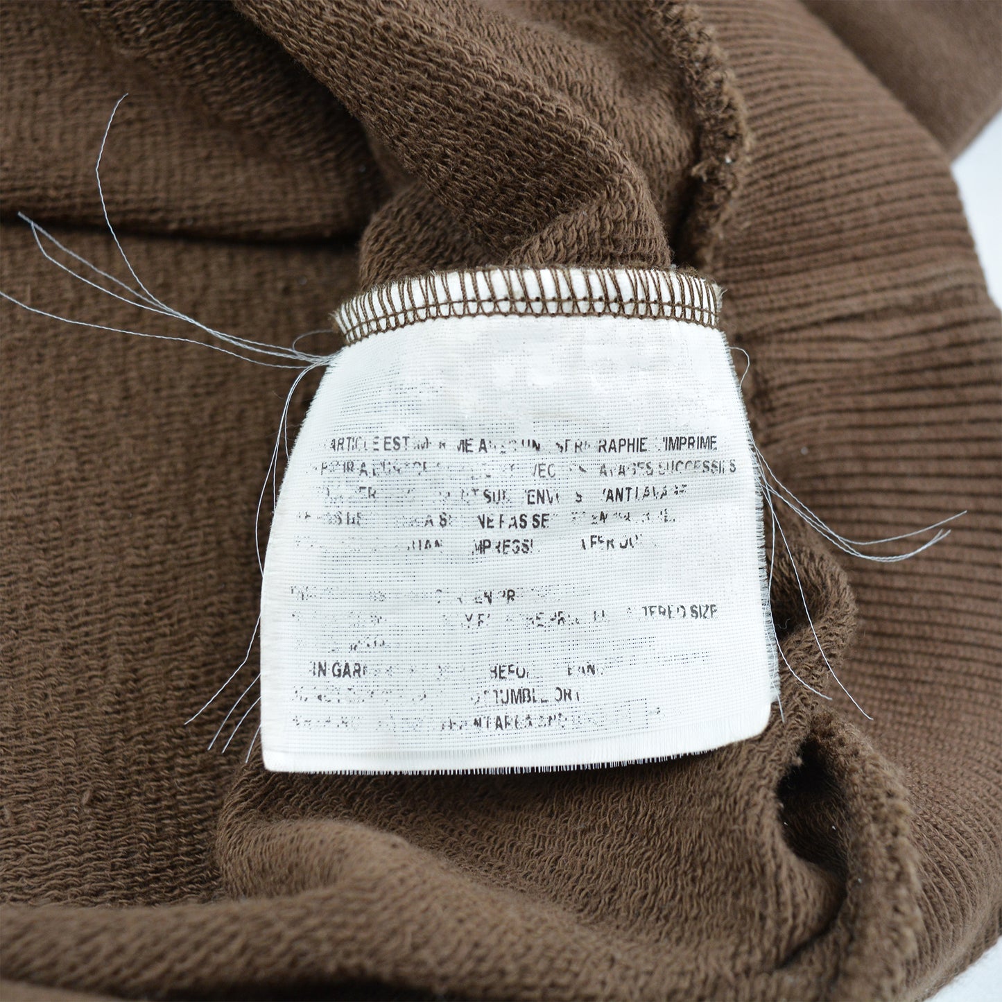 Gosha Rubchinskiy - A/W 2015 - "Sport" crewneck (brown) - size M