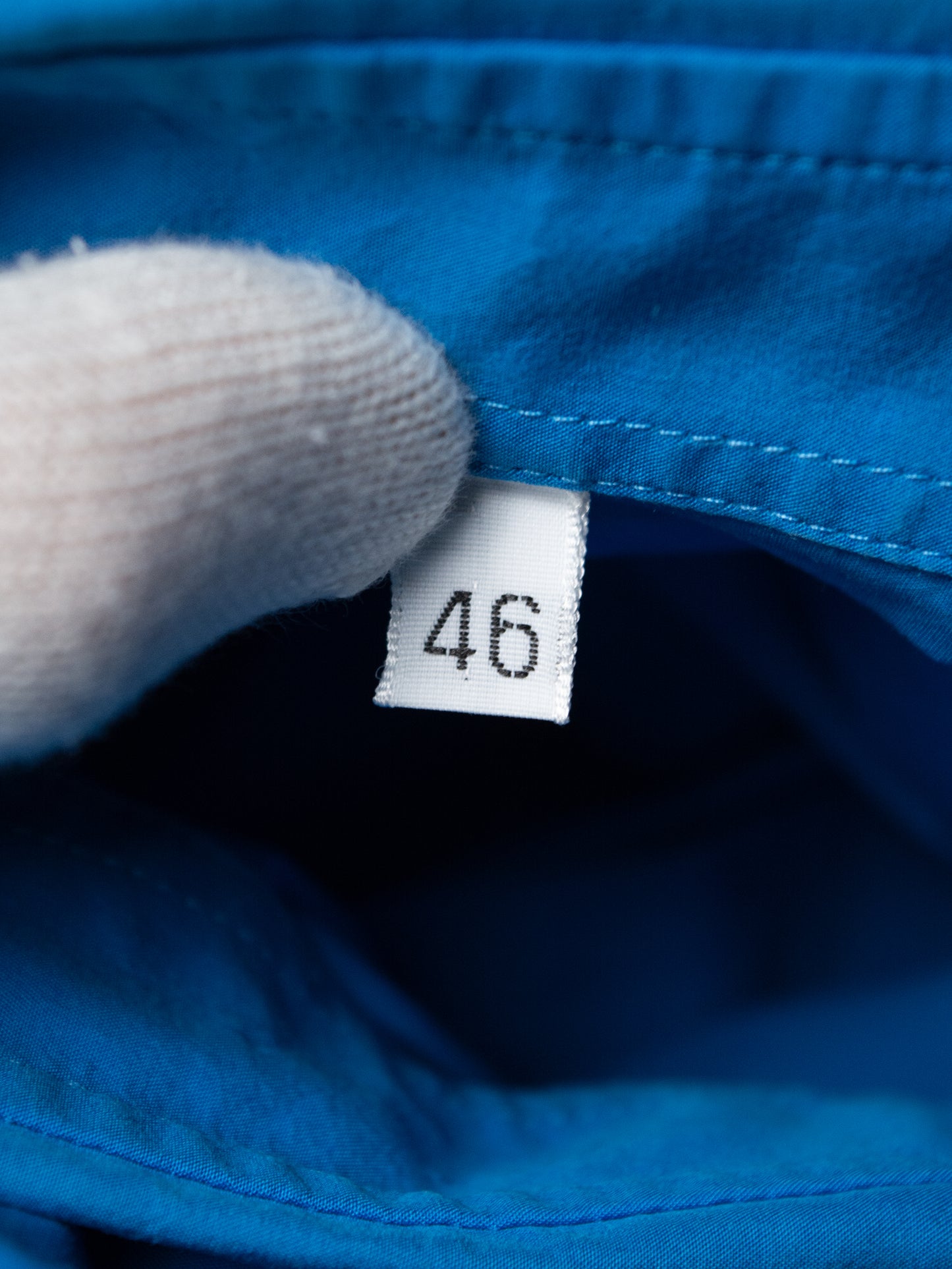 Raf Simons - S/S 2014 - R embroidered shirt (blue) - size 46