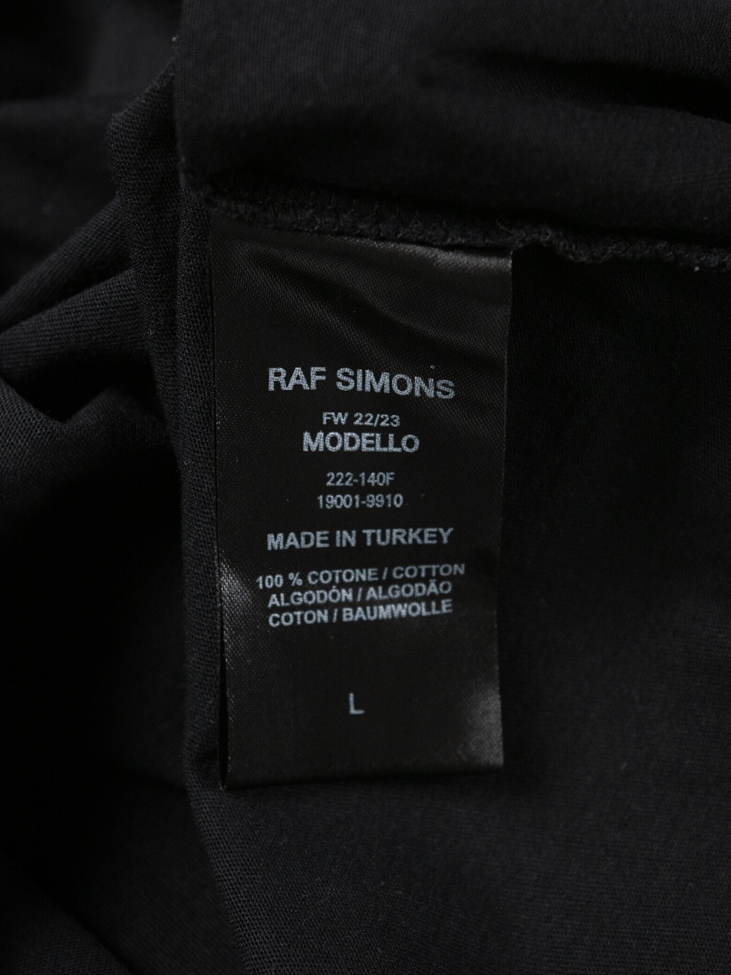 Raf Simons - A/W 2022 - "Ghost - Host" t-shirt - size L