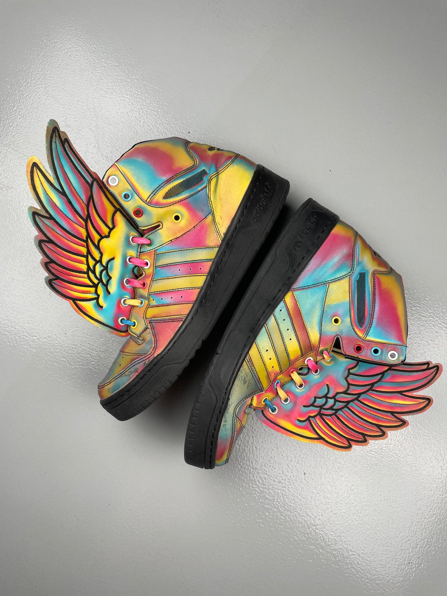 adidas X Jeremy Scott S/S 2010 JS Wings 1.0 'Rainbow' - size 46