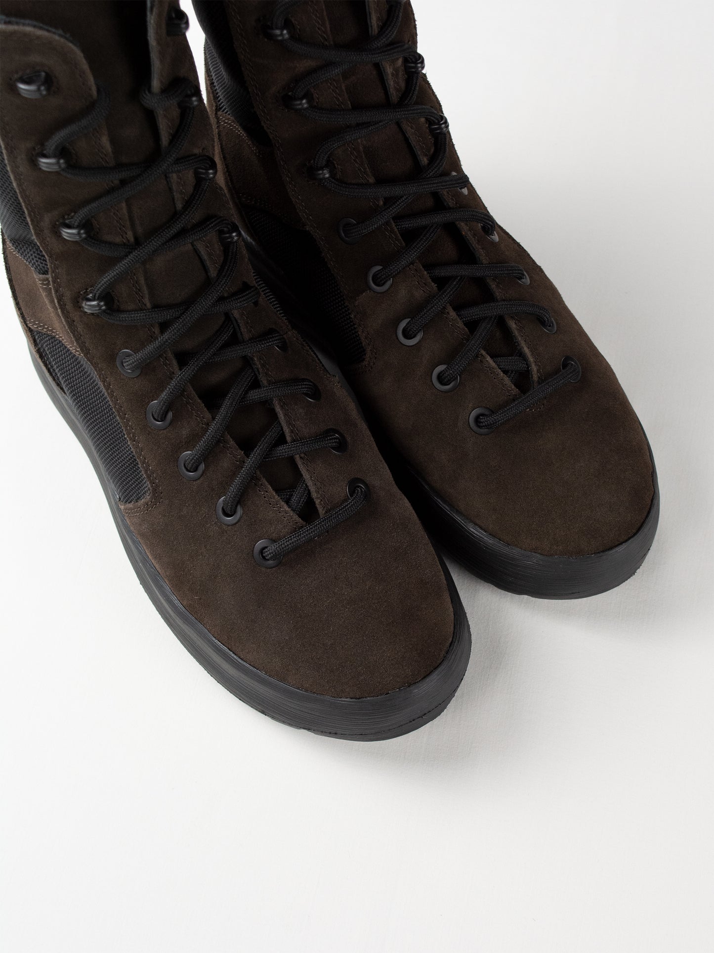 YEEZY Season 7 (2018) - Thick Suede and Nylon Military Boot (Oil) - size 42