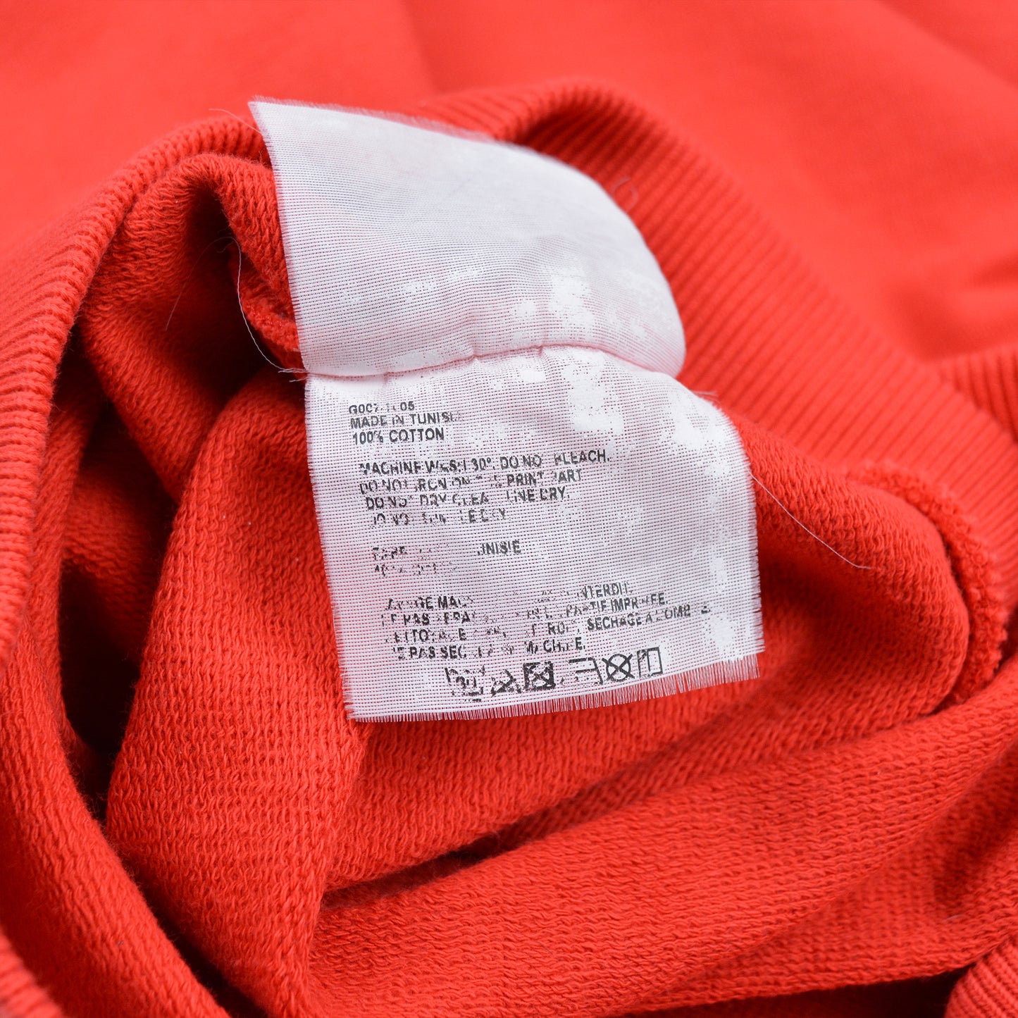 Gosha Rubchinskiy - A/W 2015 - flag hoodie - size S