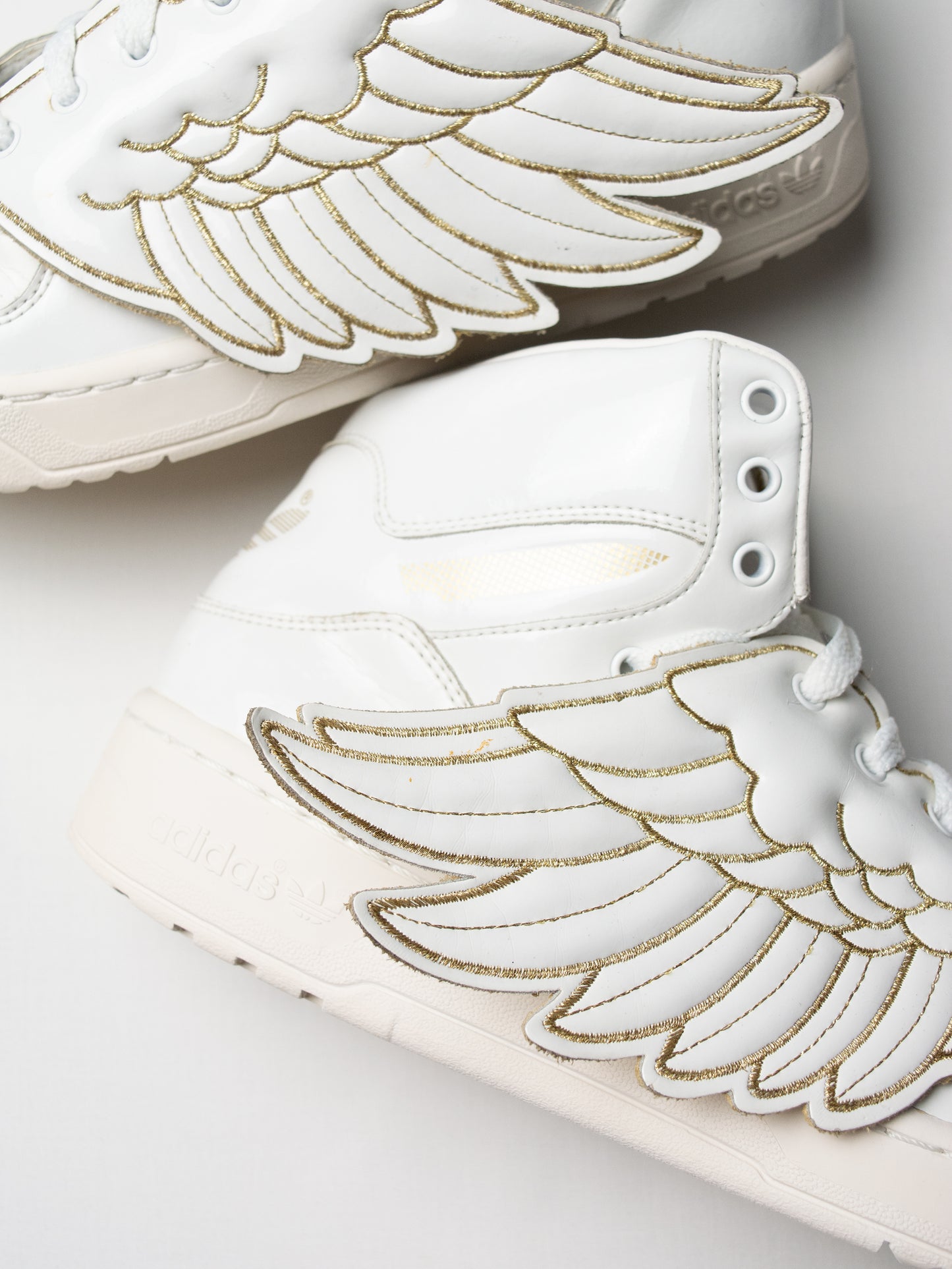 adidas Originals by Jeremy Scott - S/S 2010 - JS Wings (White/Gold) - size 42