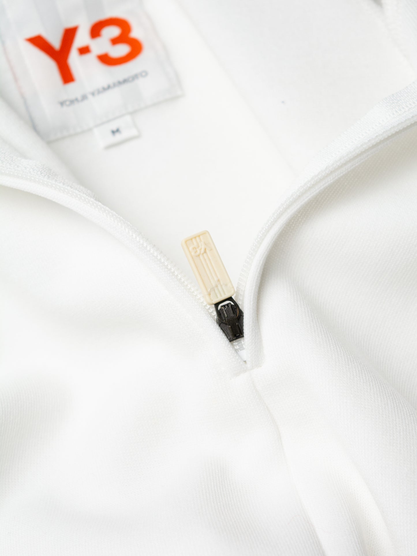 Y-3 - S/S 2003 - hooded track-dress (white) - size M