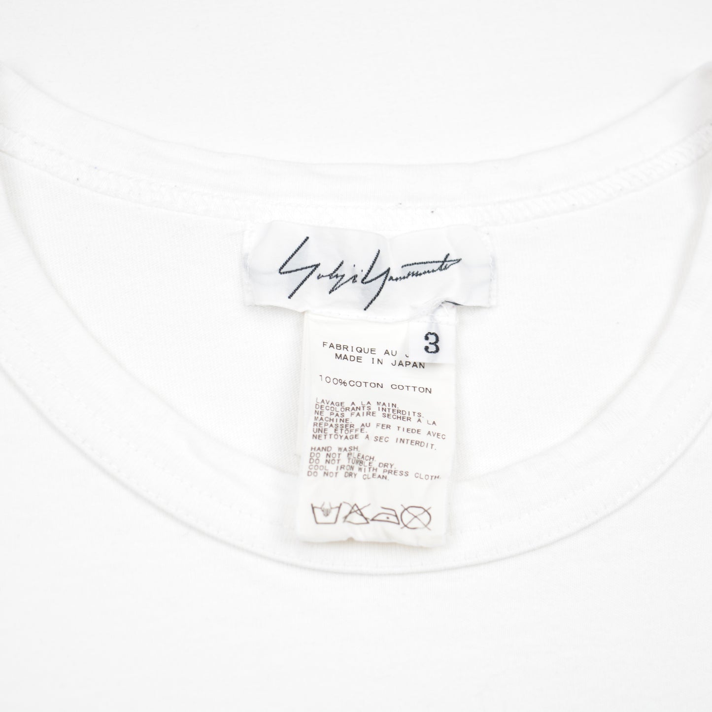 Yohji Yamamoto X Adidas - A/W 2011 - 10th Anniversary "X" t-shirt - size 3