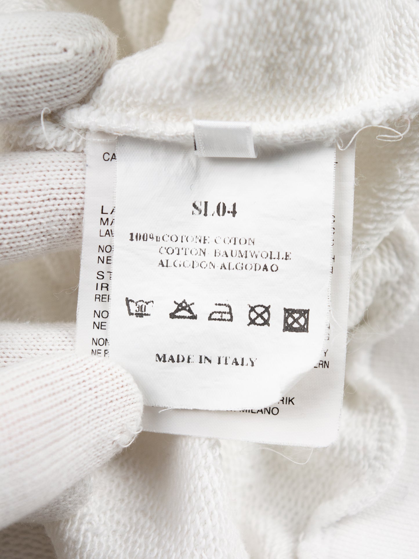 RAF by Raf Simons - A/W 2007 - "Flying Saucers for Everybody" crewneck (white) - size M
