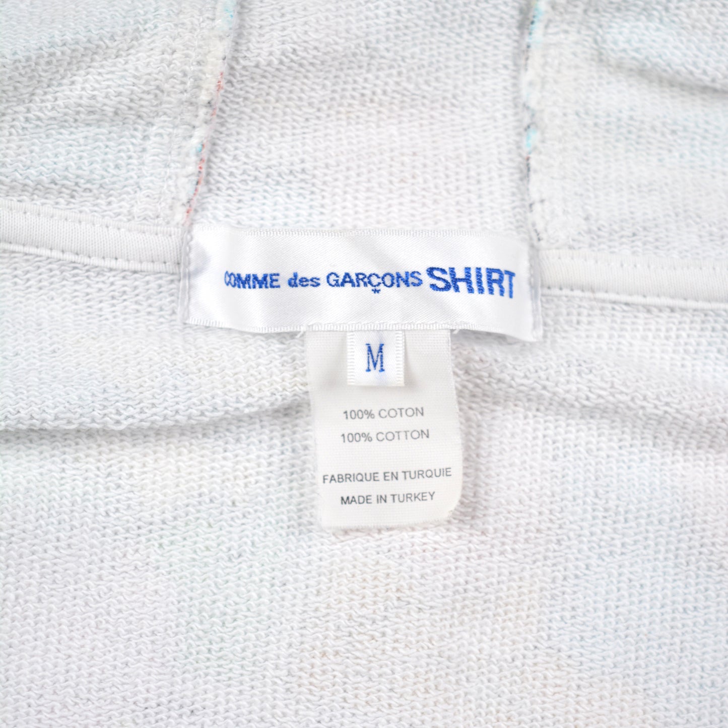 Comme des Garçons SHIRT - A/W 2019 - comic strip zip-up hoodie - size M