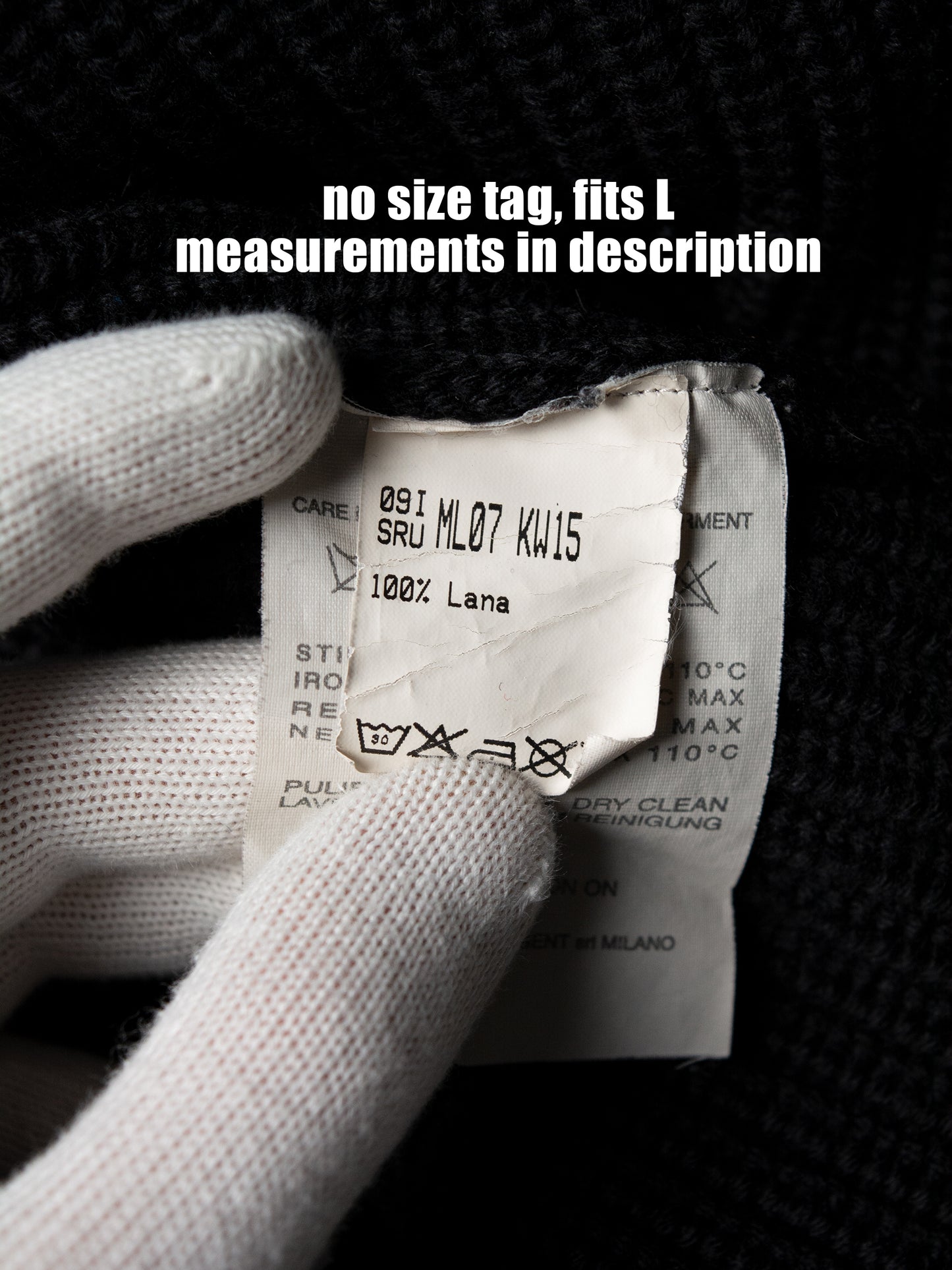 RAF by Raf Simons - A/W 2009 - wool zip-up cardigan