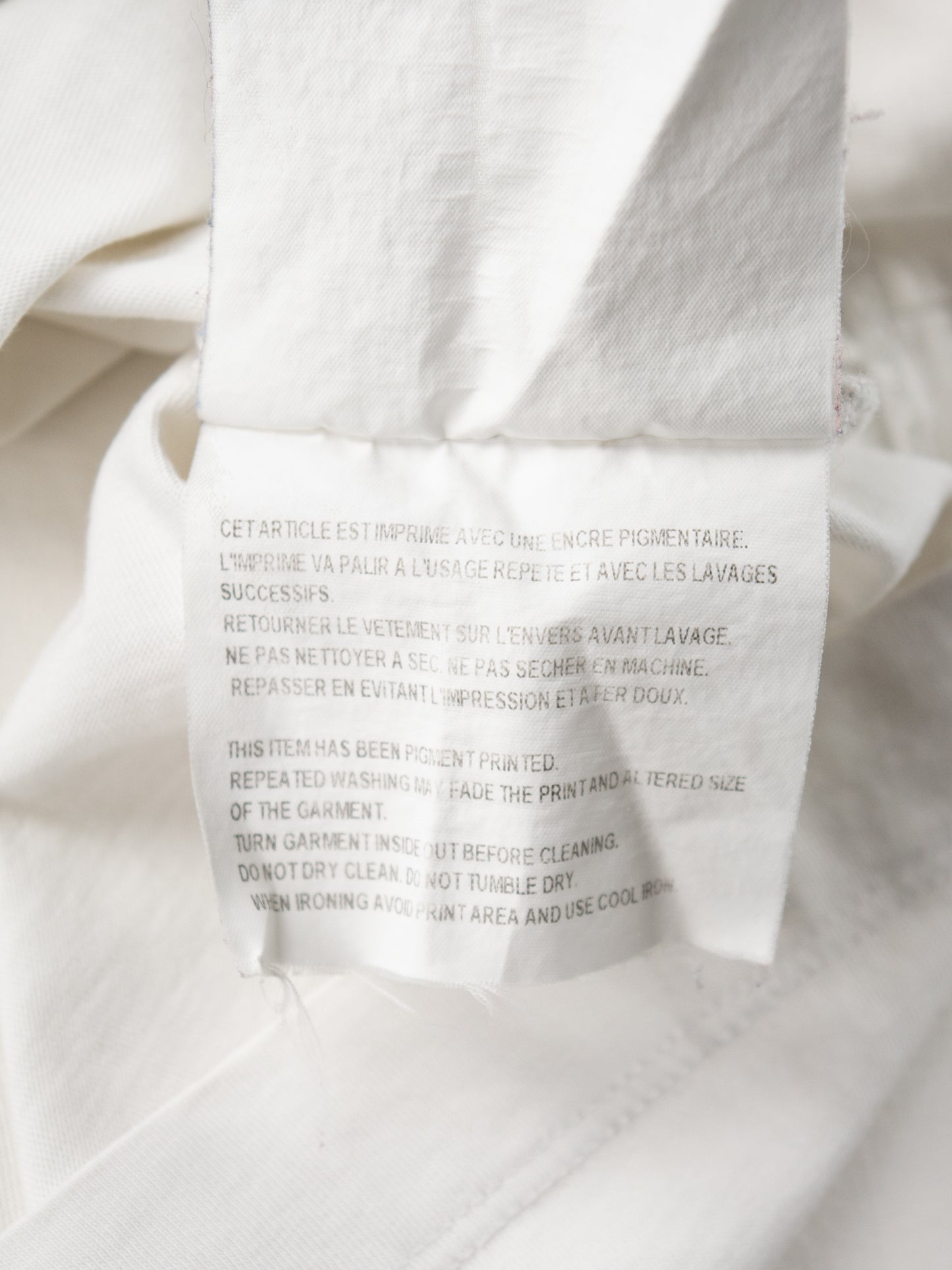 Gosha Rubchinskiy - S/S 2015 - OG logo t-shirt (white) - size M