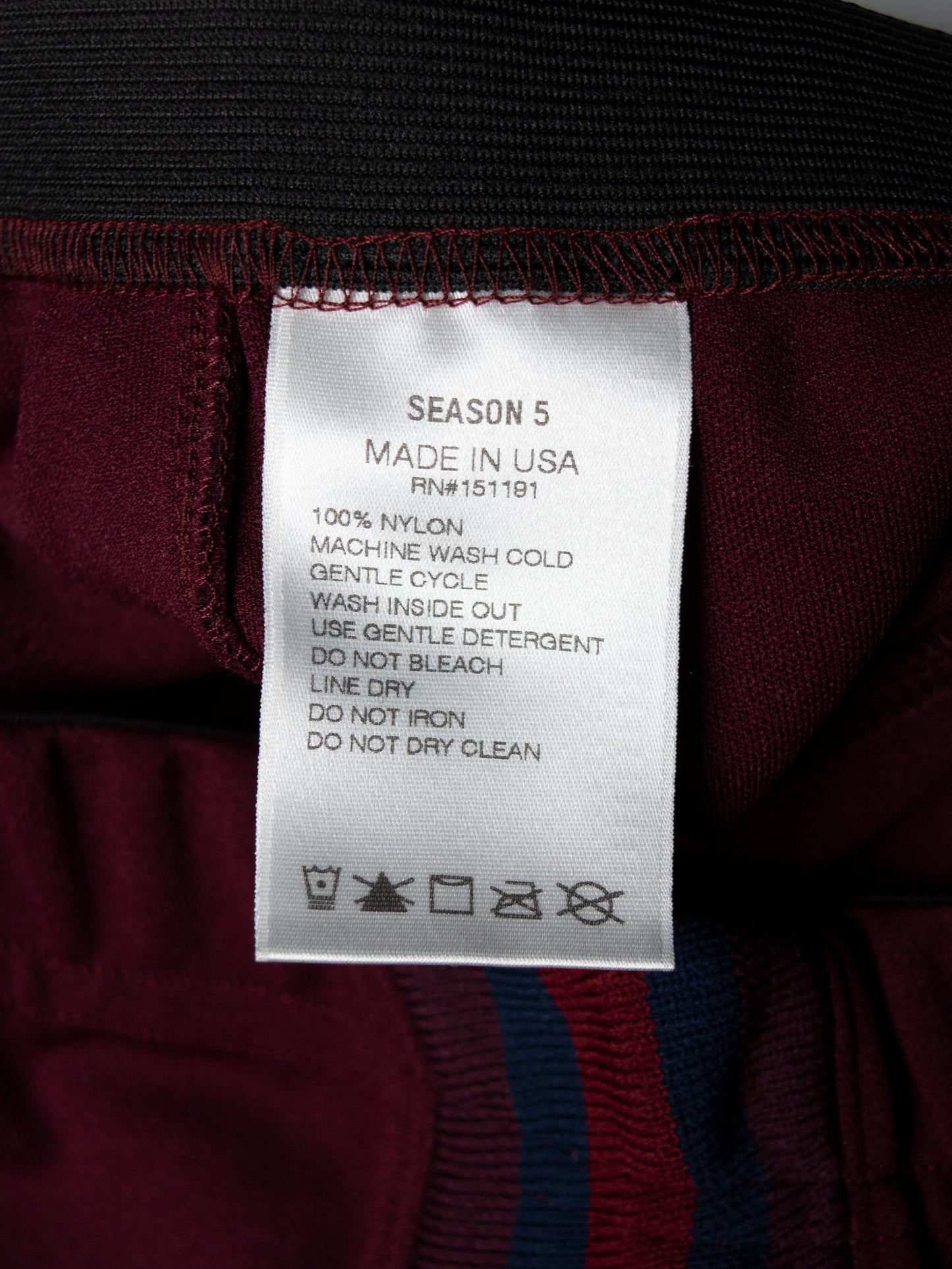 YEEZY Season 5 (2017) - track pants (Oxblood) - size L