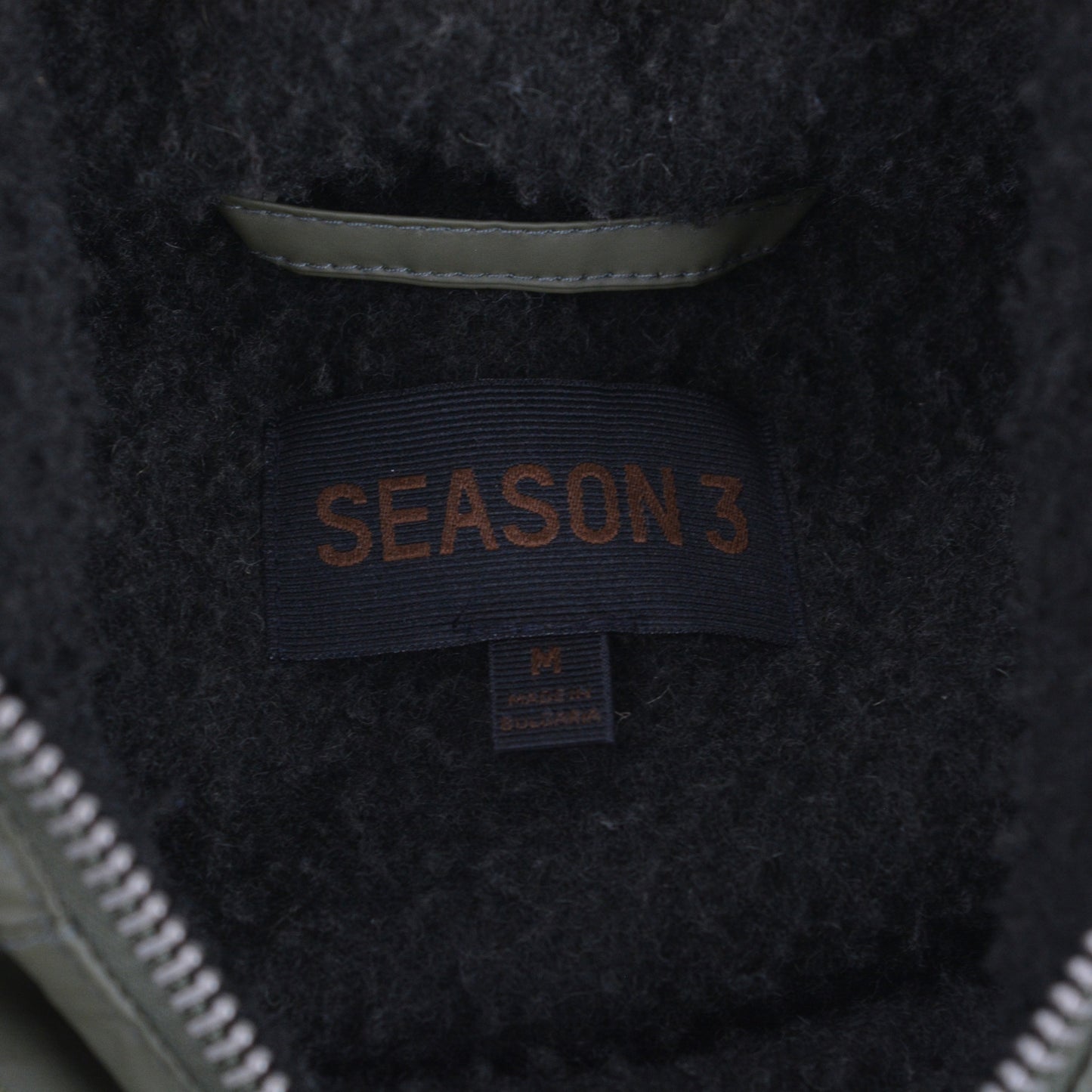 YEEZY Season 3 (2016) - Waxed Cotton Anorak (Military Stone) - size M