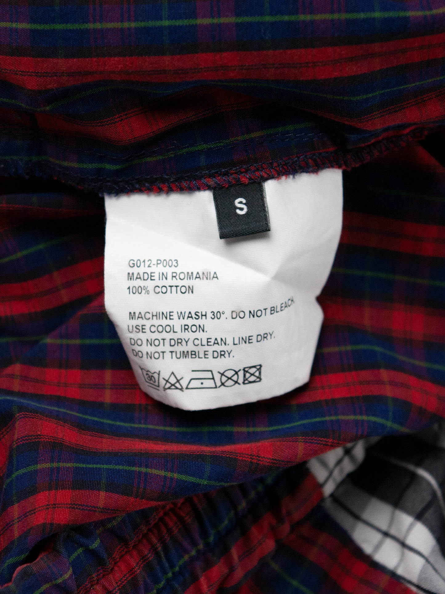 Gosha Rubchinskiy - S/S 2018 - split check shorts - size S