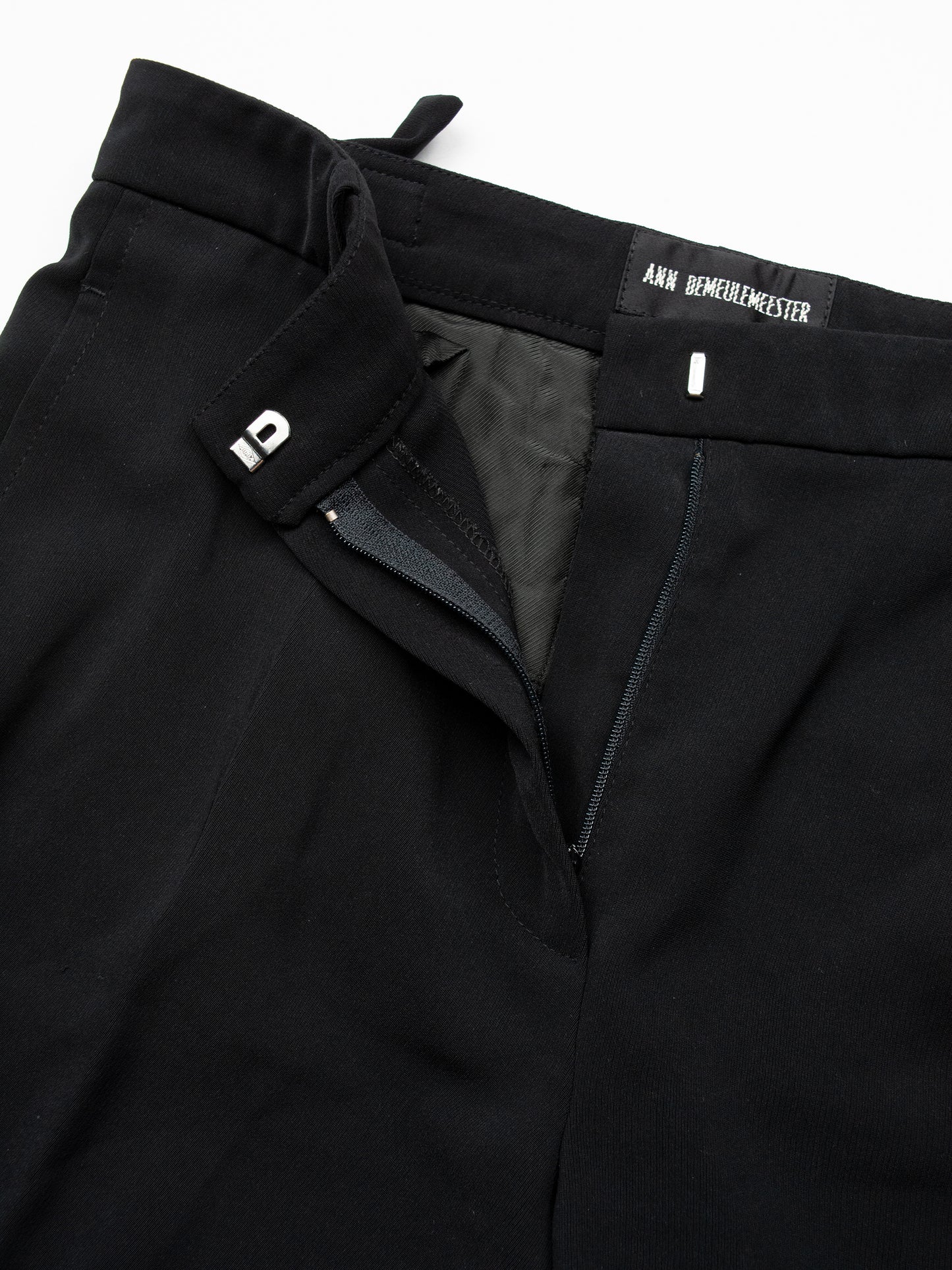 Ann Demeulemeester - (vintage) - wide leg polyester pants - women's size 36