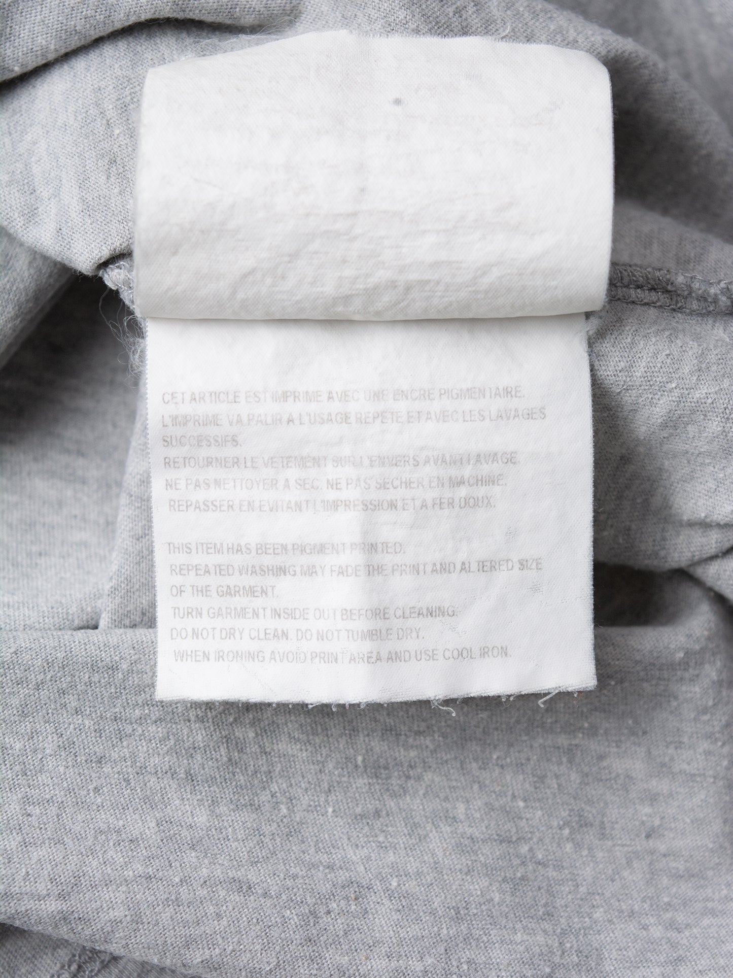 Gosha Rubchinskiy - A/W 2012 - "Viking" long-sleeve t-shirt (grey) - size M