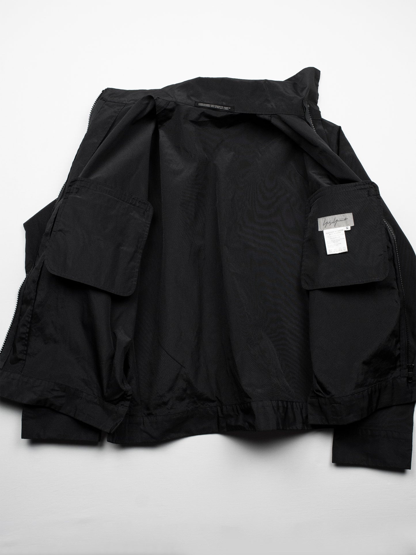 Yohji Yamamoto - S/S 1997 - nylon short windbreaker jacket - size S