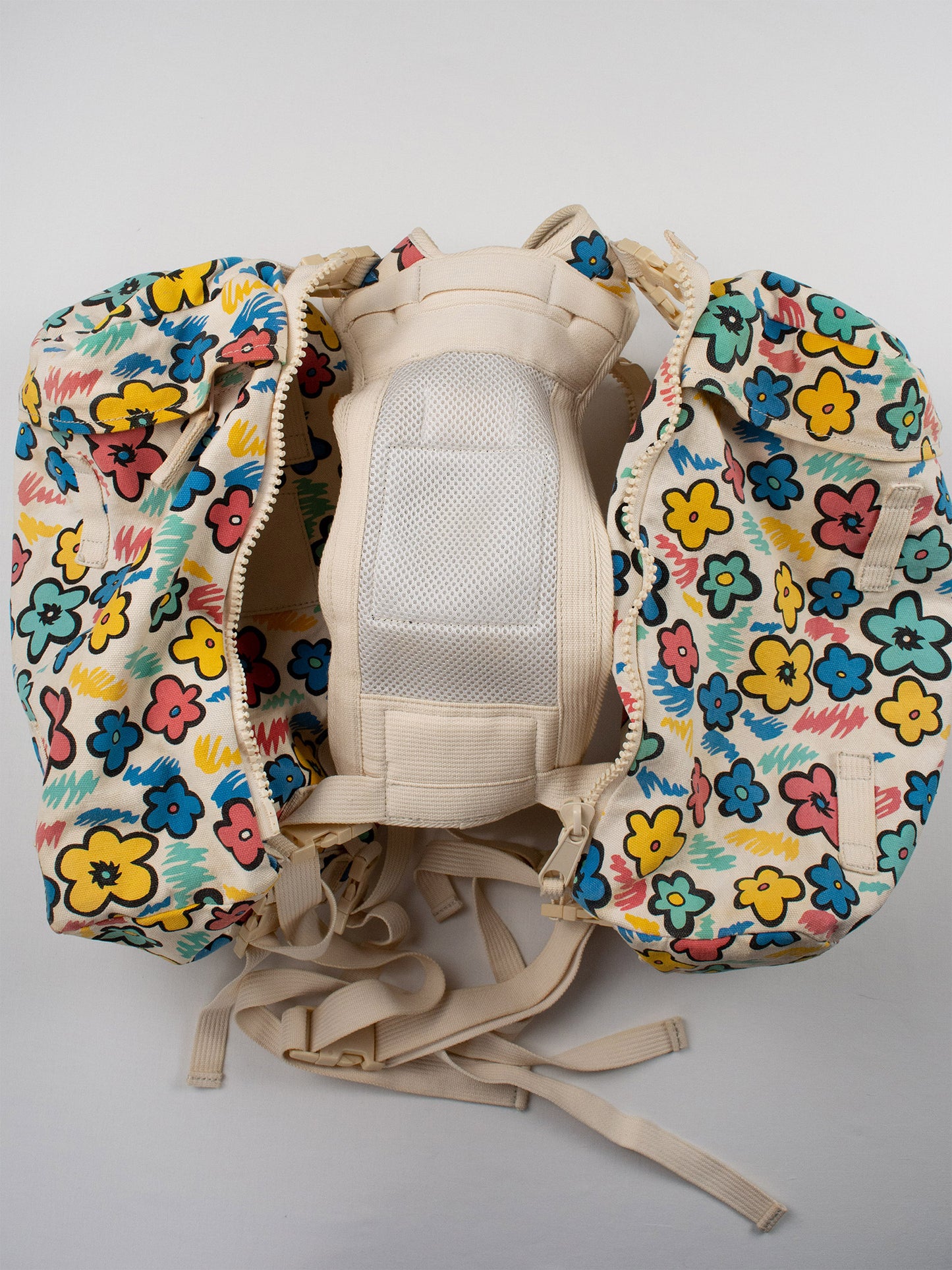 Bernhard Willhelm - S/S 2003 - floral double backpack