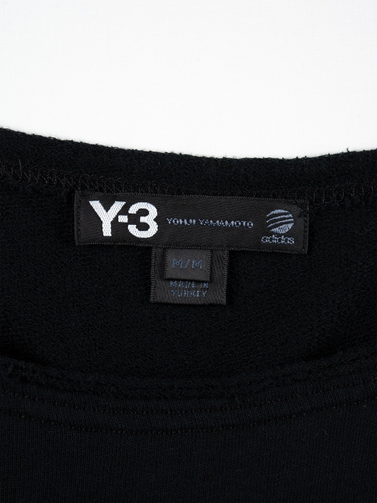 Y-3 - A/W 2012 - raw edge french terry dress - size M